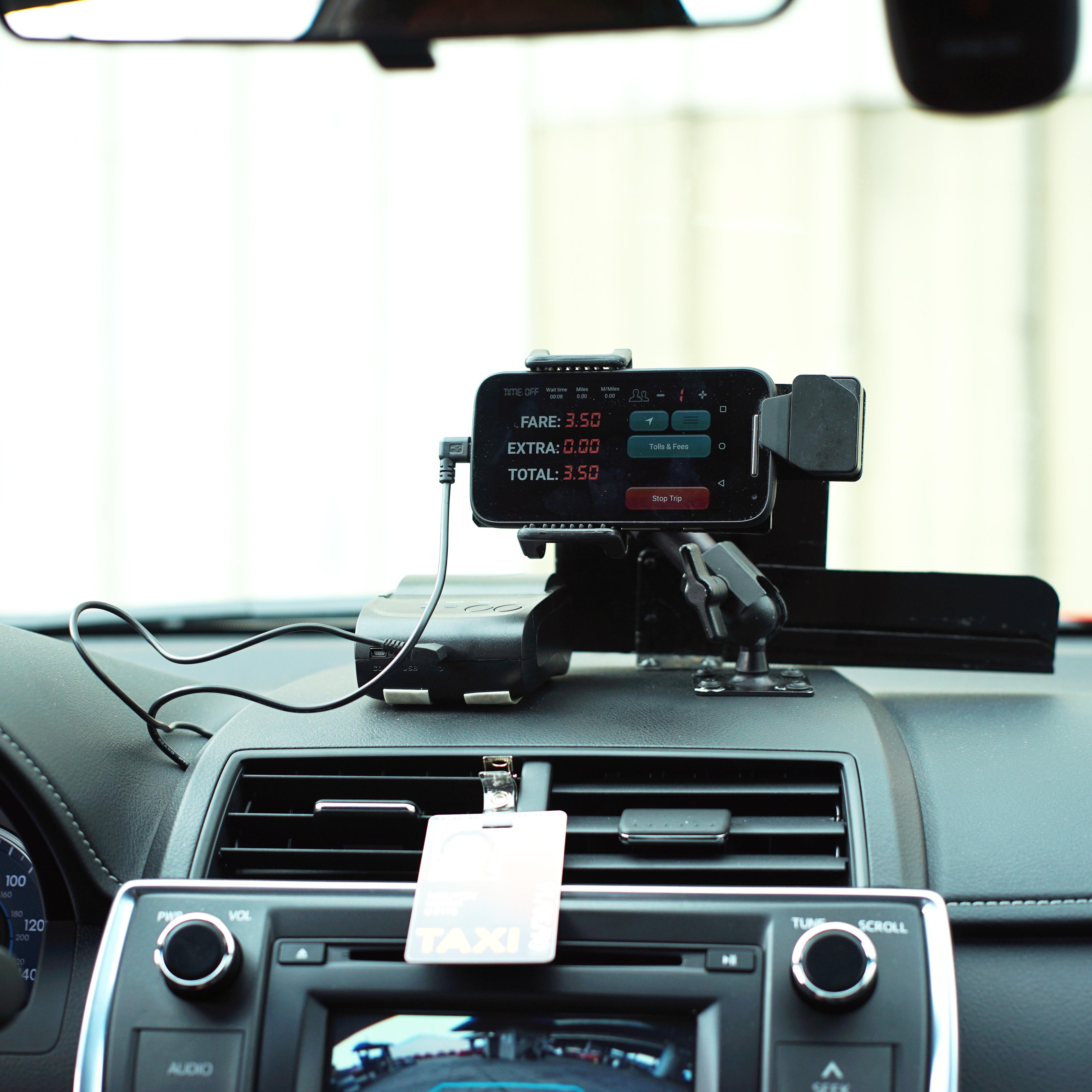 Taxi-app company Flywheel is touting TaxiOS as the first "all-in-one" hardware and software platforms for cabs.