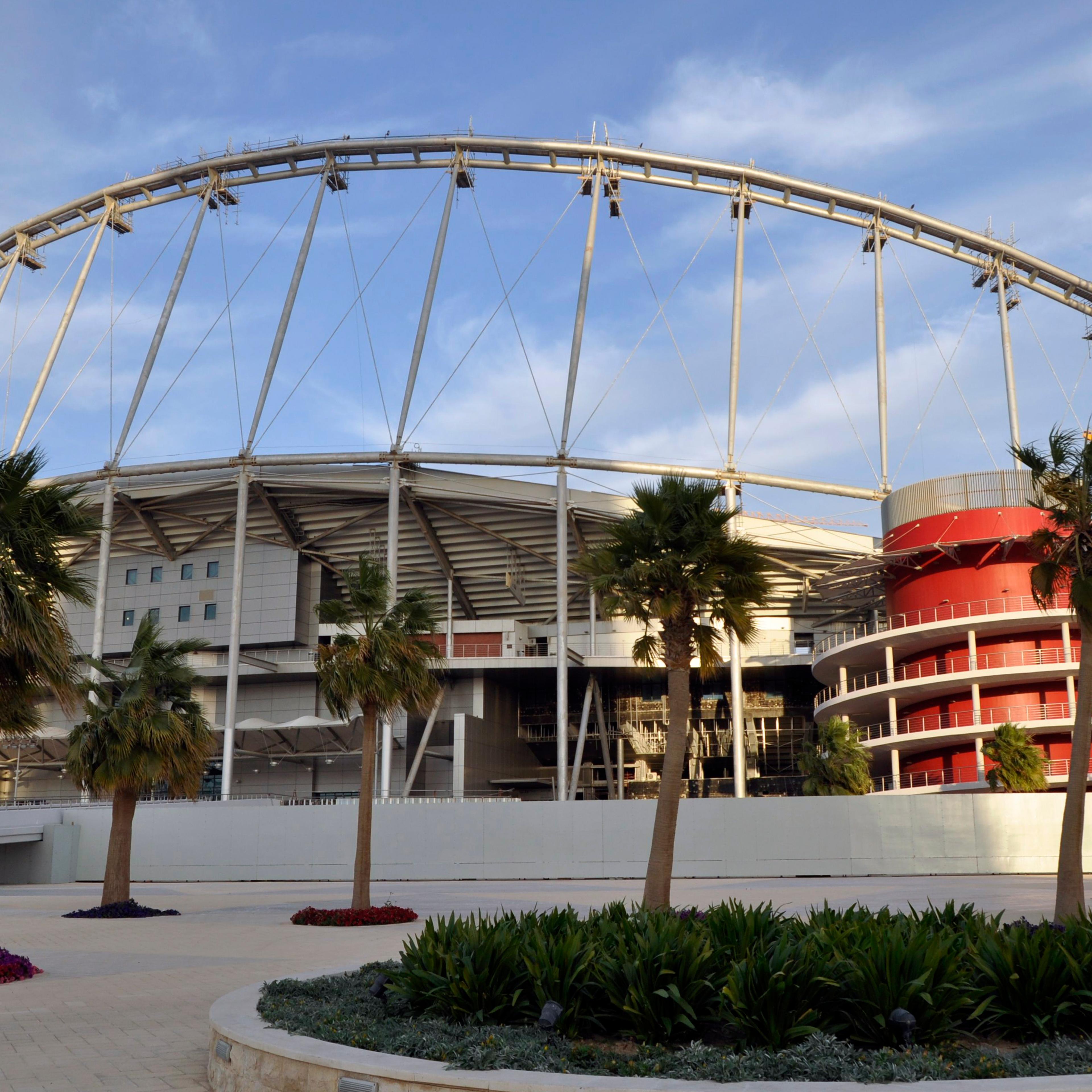 The Chalifa International Stadium (pictured during preparations for 2022 FIFA World Cup) in sporting complex Aspire Zone in Doha, Qatar on Jan. 20, 2015.