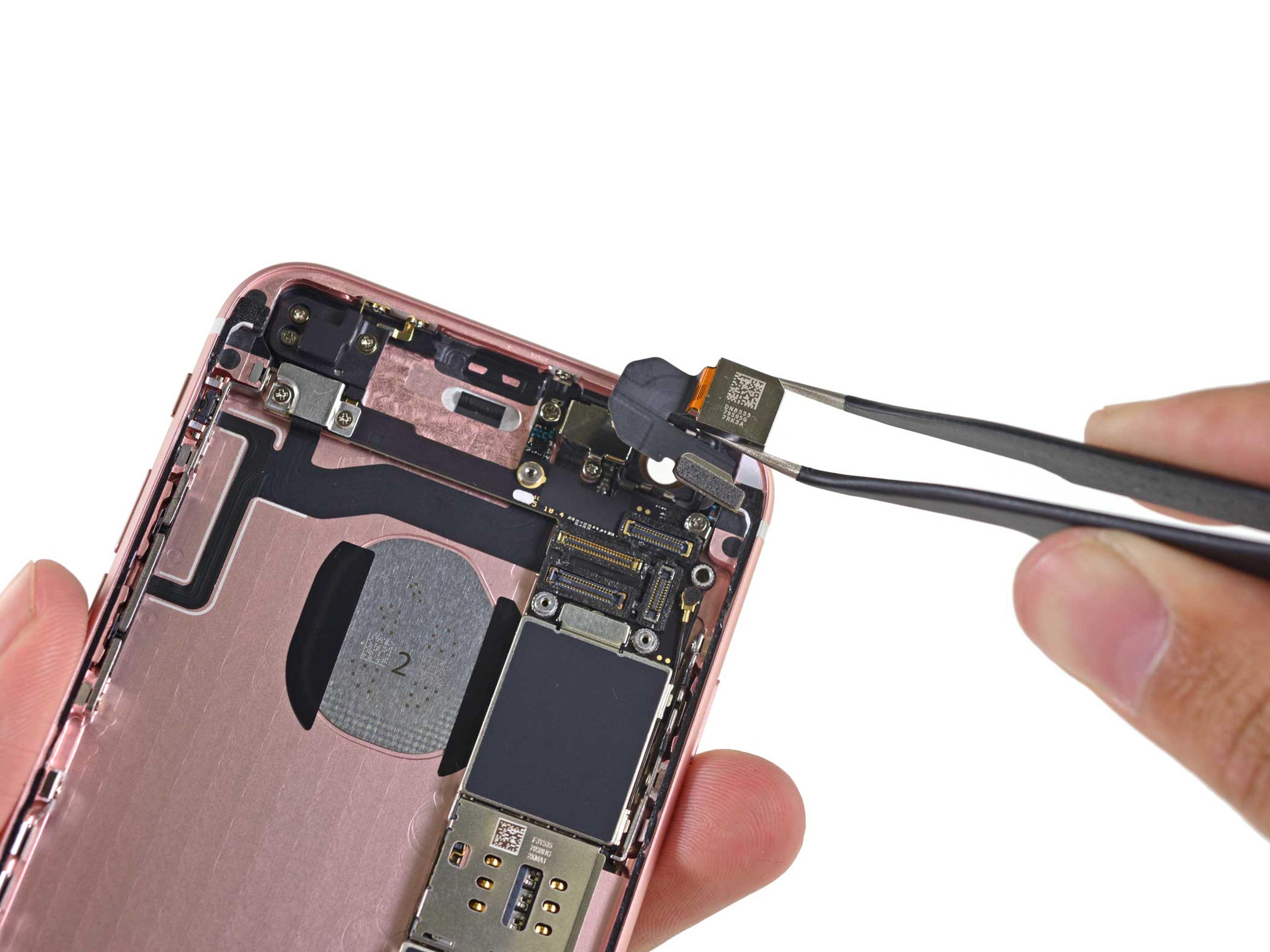 The new iSight camera boasts 12 megapixels with Deep Touch Isolation technology to ensure that the pixels don't leak light onto one another.