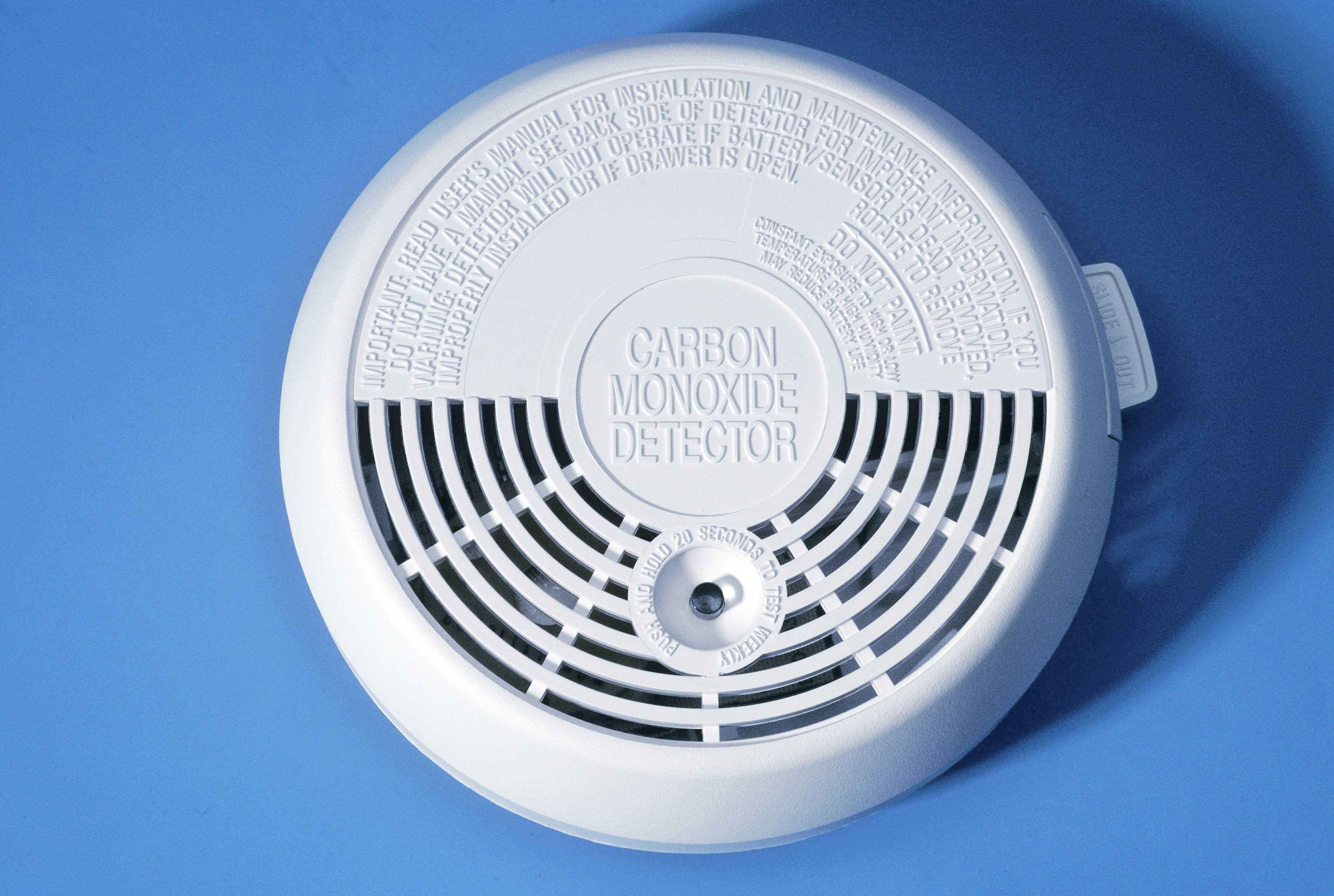 Carbon monoxide detector. Carbon monoxide (CO) is a colorless, odorless gas that can lead to carbon monoxide poisoning, a type of asphyxiation. Household gas boilers that are working incorrectly may produce high levels of CO. Detectors situated in kitche