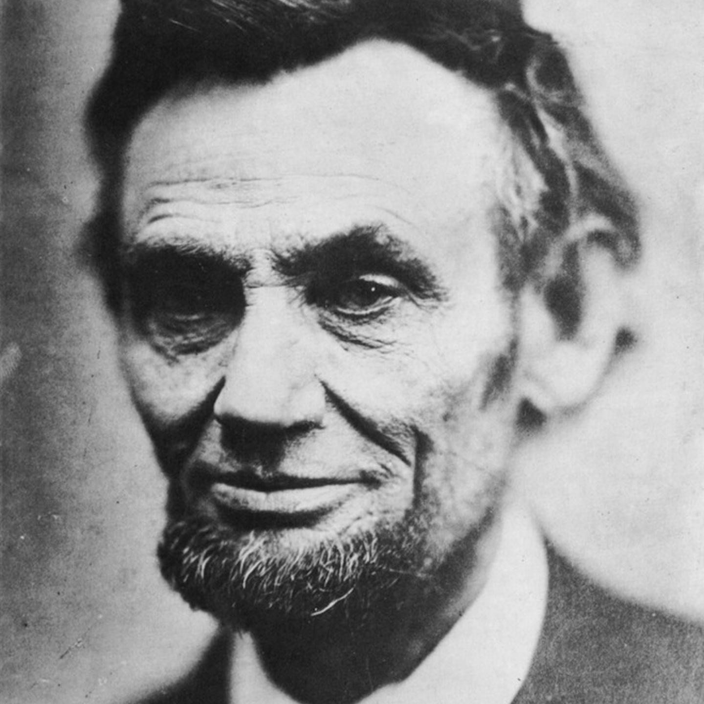 Abraham Lincoln, (1809-1865), April 1865.