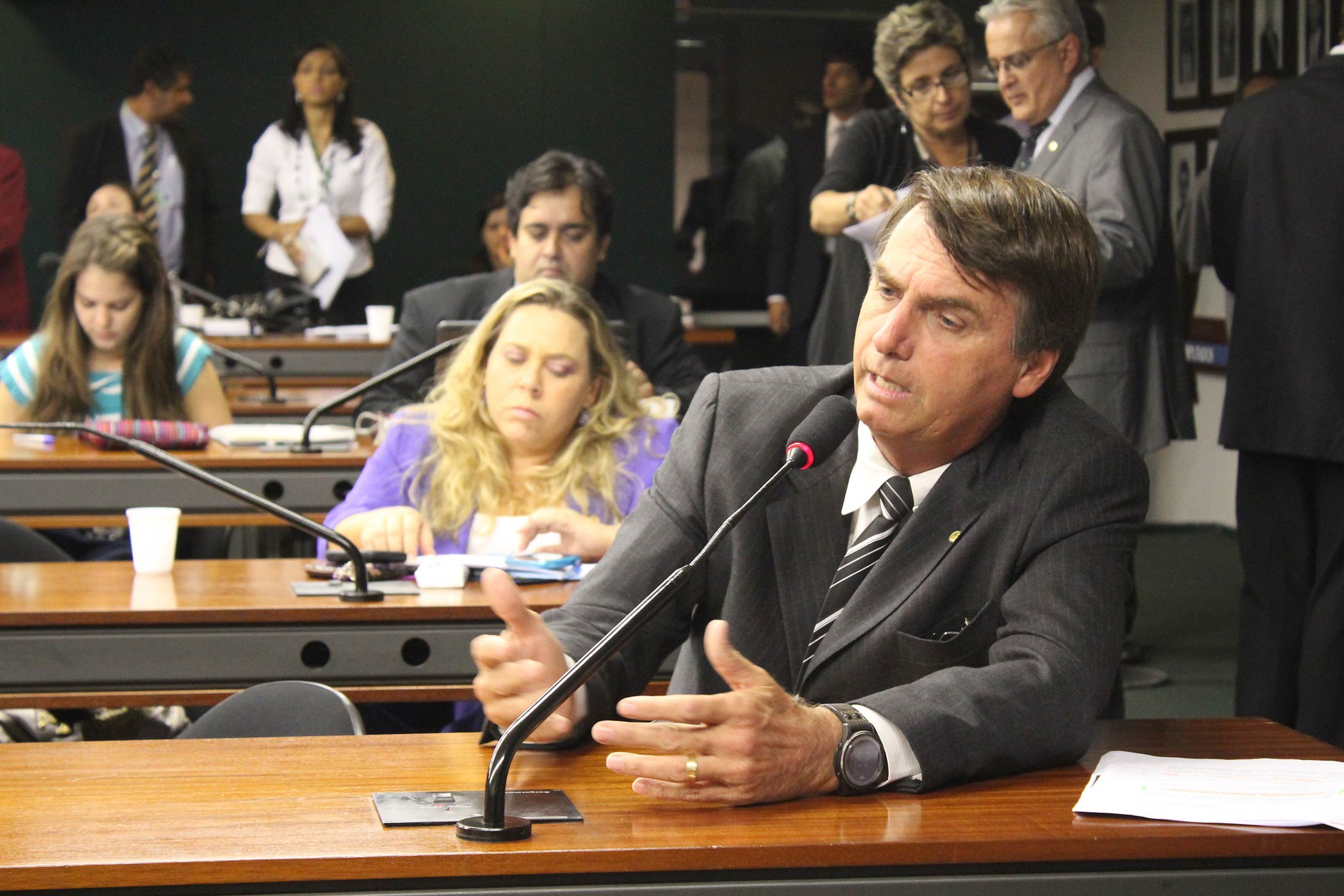 Brazilian Congressman Jair Bolsonaro seen in 2011