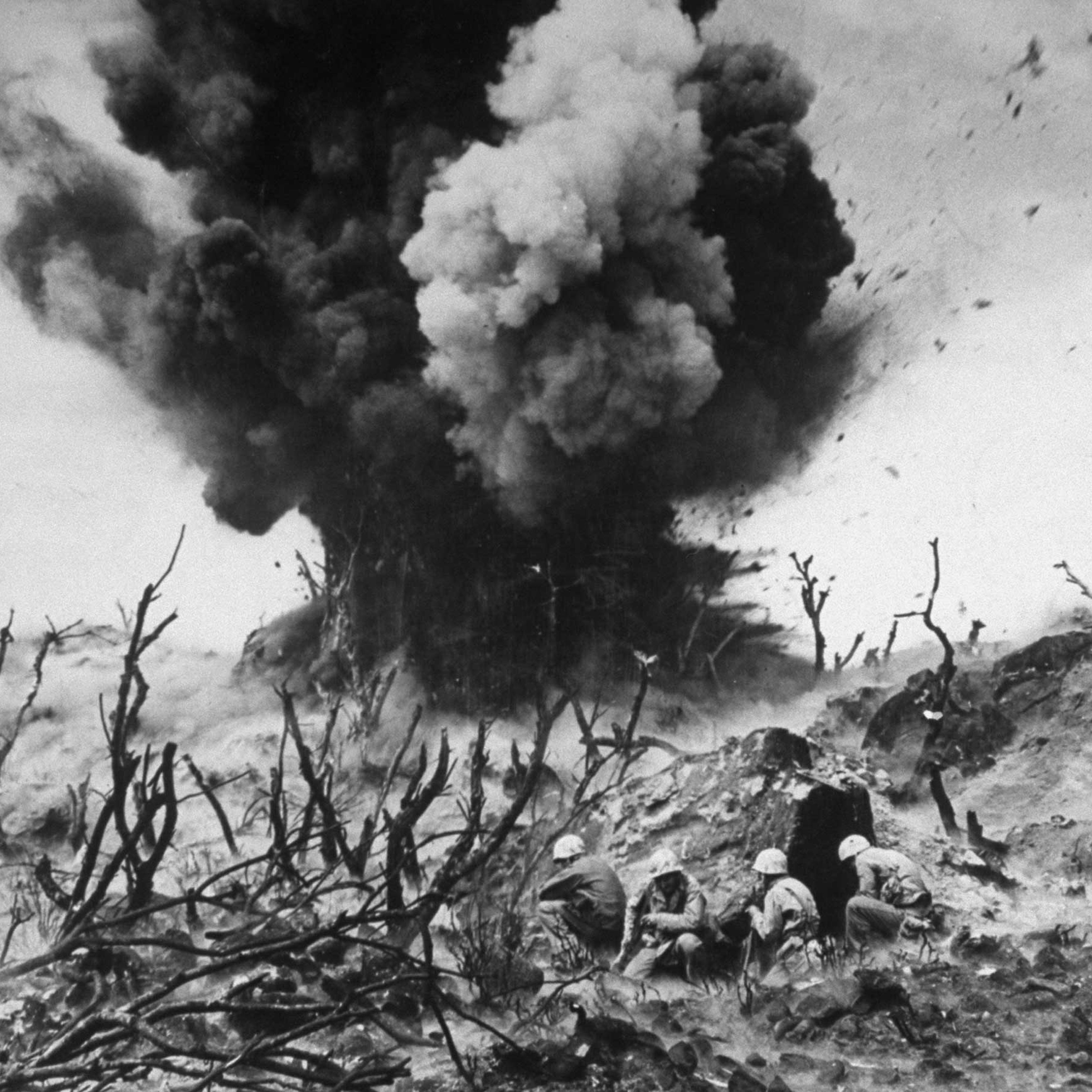 Behind the Picture: Marines Blow Up a Blockhouse, Iwo Jima, 1945