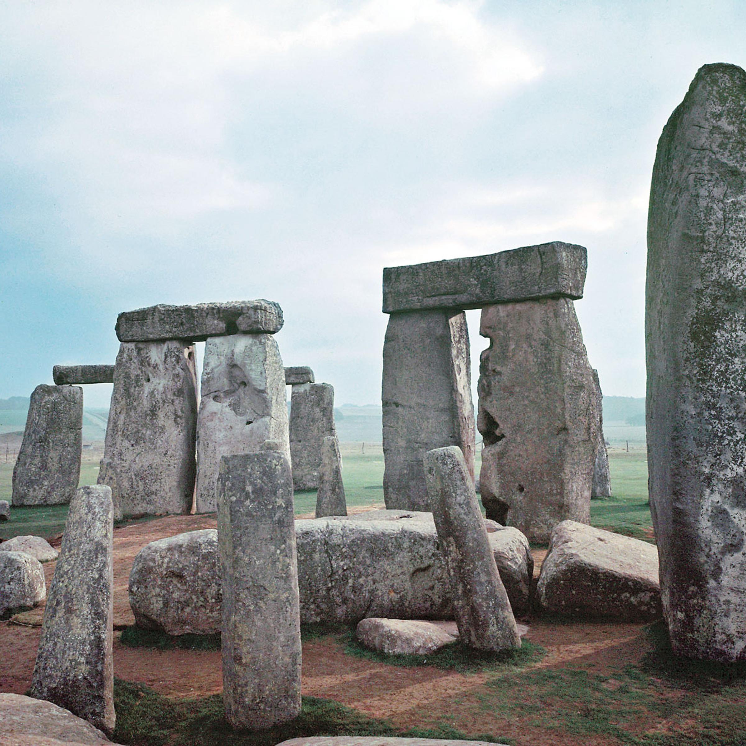 Stonehenge, photographed in 1955