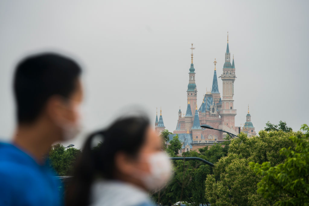 Disneyland Imposes Social Distancing Measures In Shanghai Amid The Coronavirus Pandemic