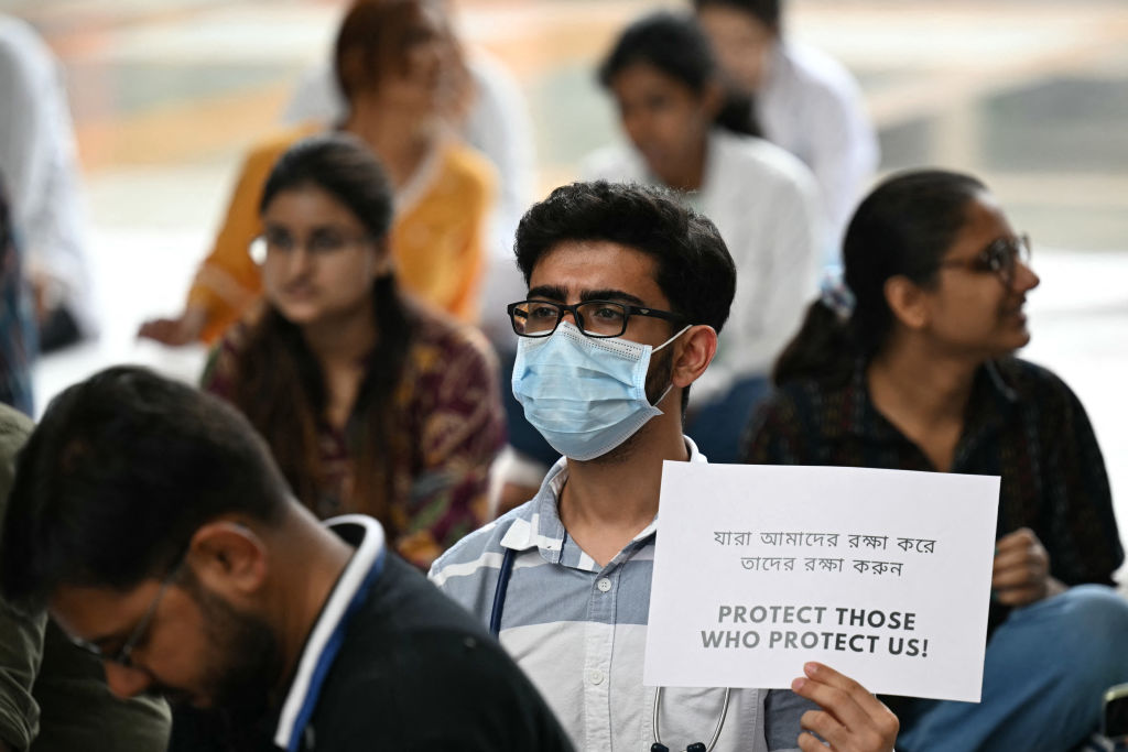 INDIA-DOCTORS-STRIKE