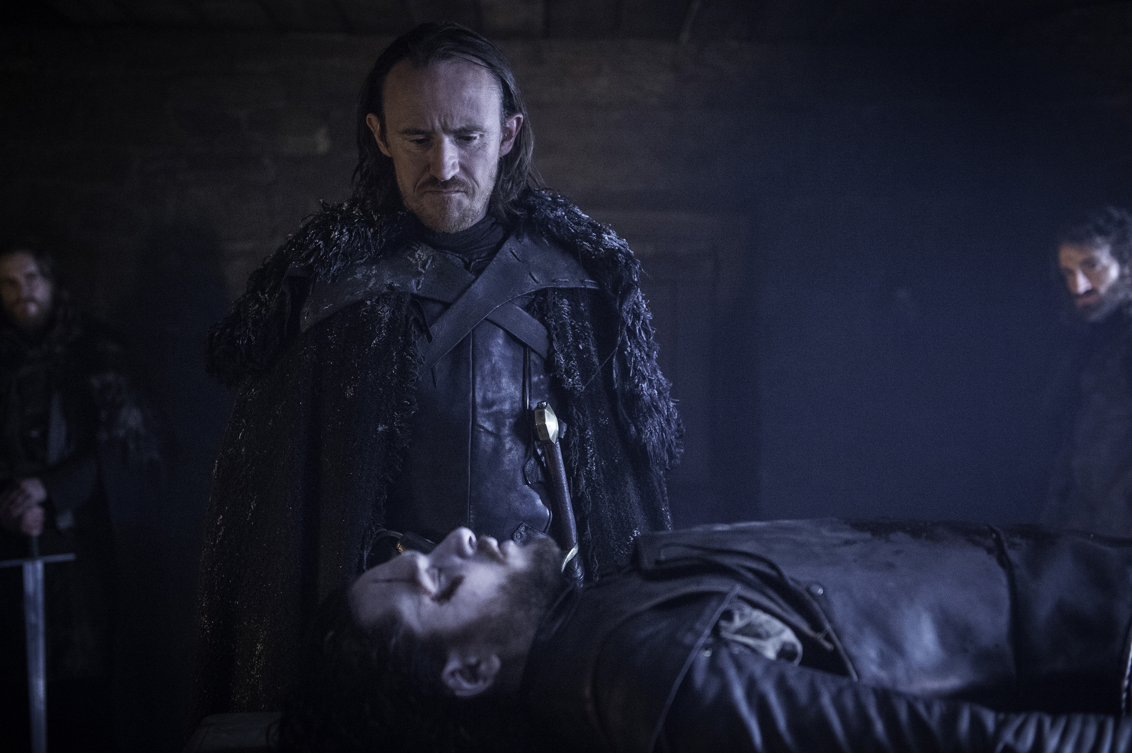 Ben Crompton and Kit Harington in <i>Game of Thrones</i>