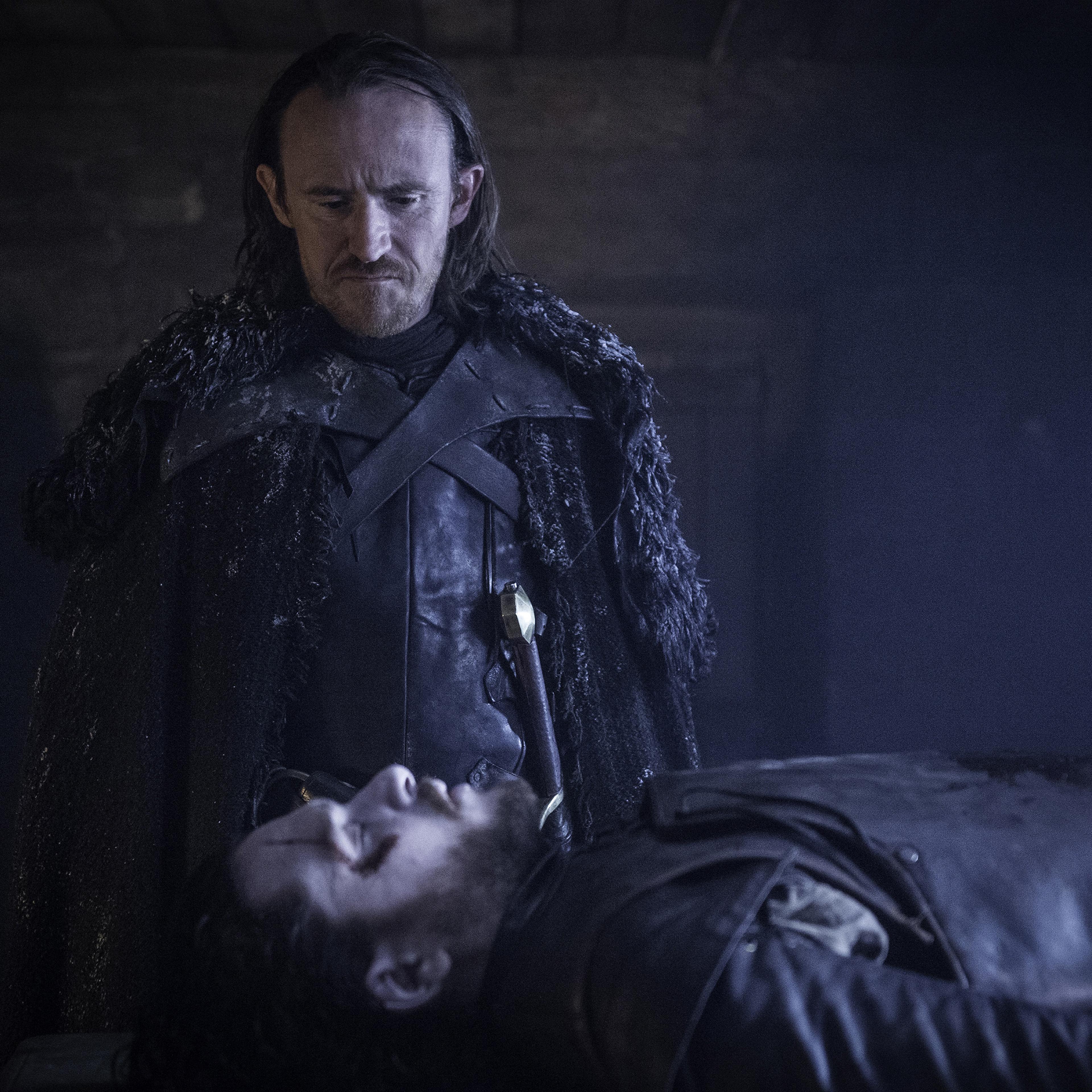 Ben Crompton and Kit Harington in <i>Game of Thrones</i>