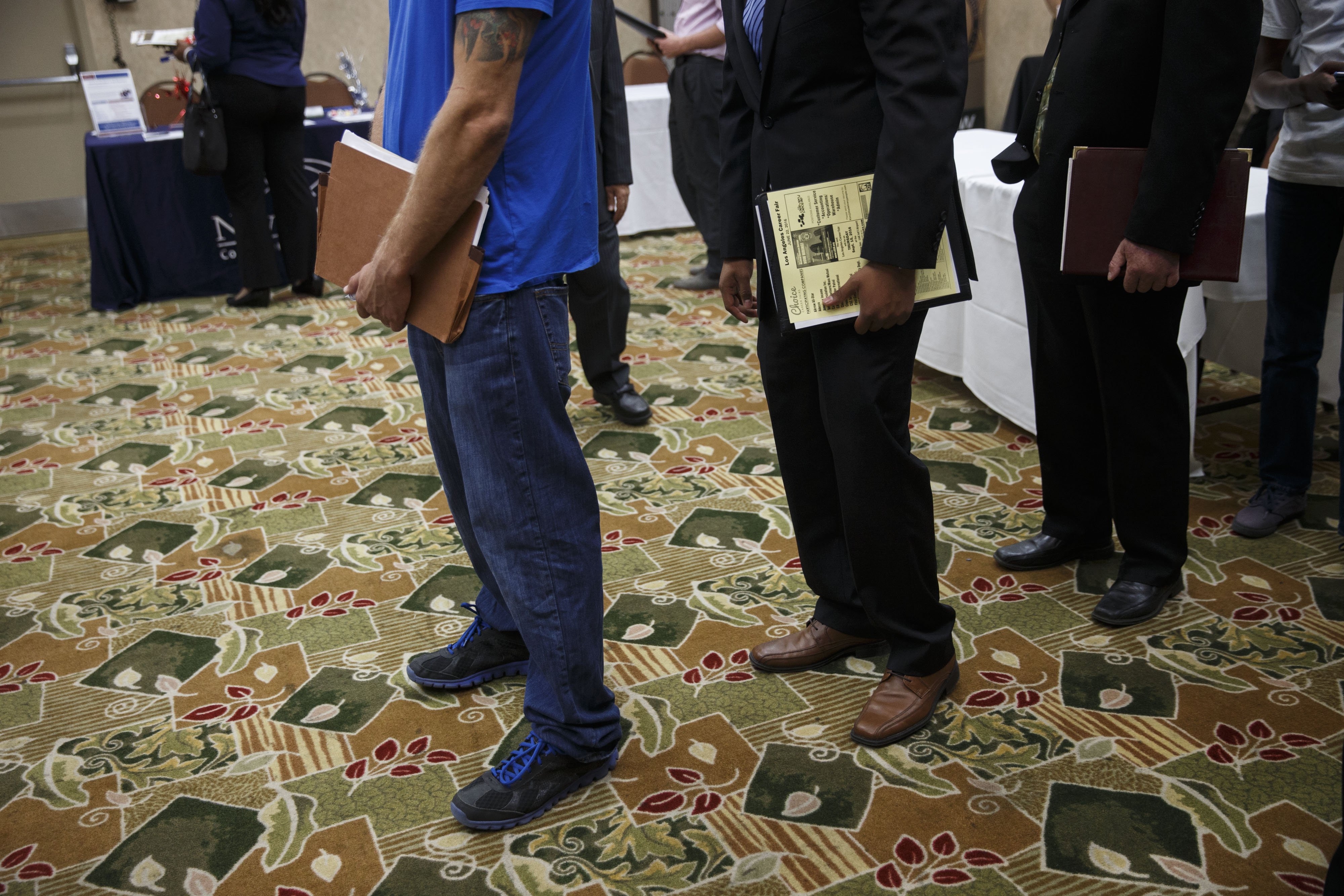 Inside A Choice Career Fair Ahead Of Jobless Claims Figures
