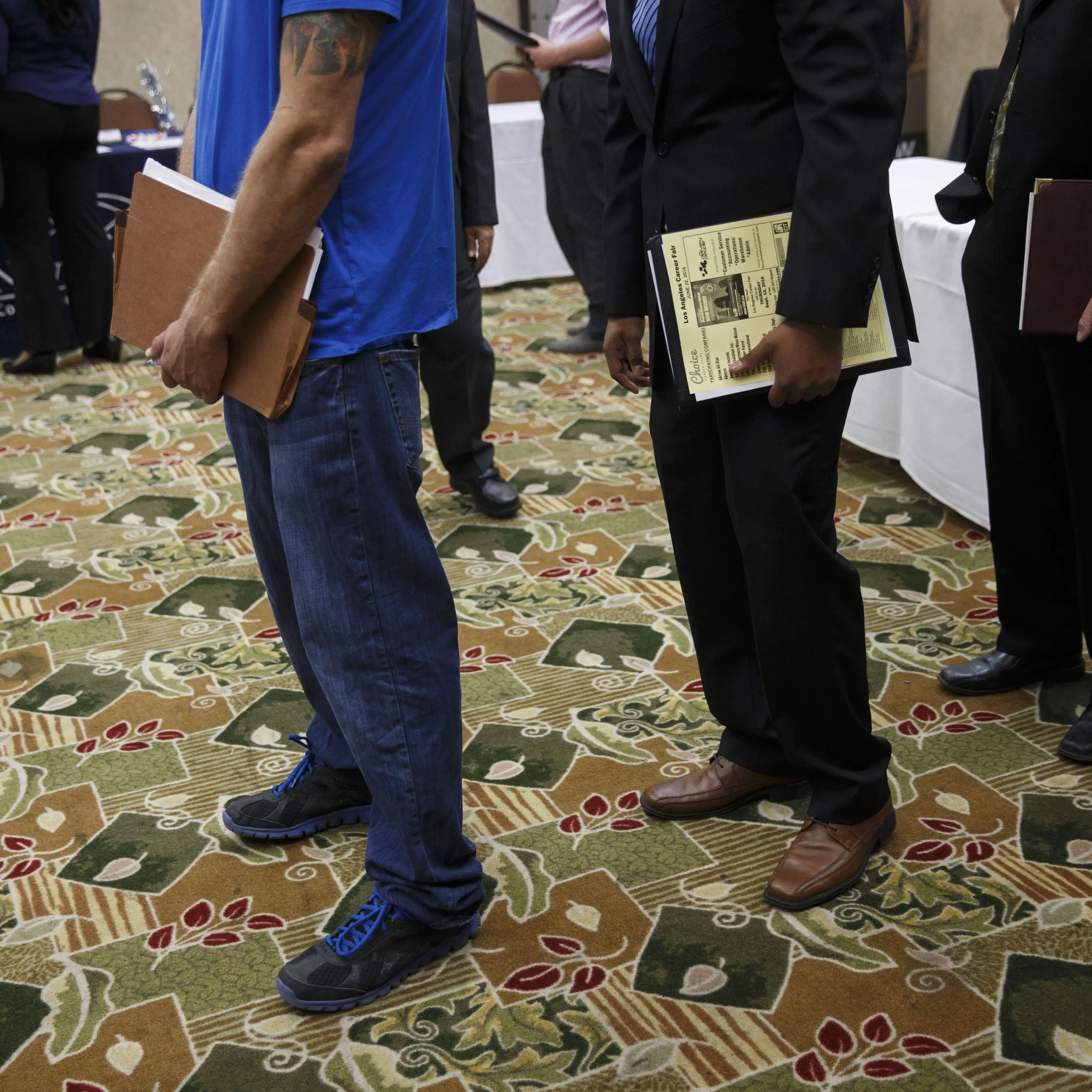 Inside A Choice Career Fair Ahead Of Jobless Claims Figures