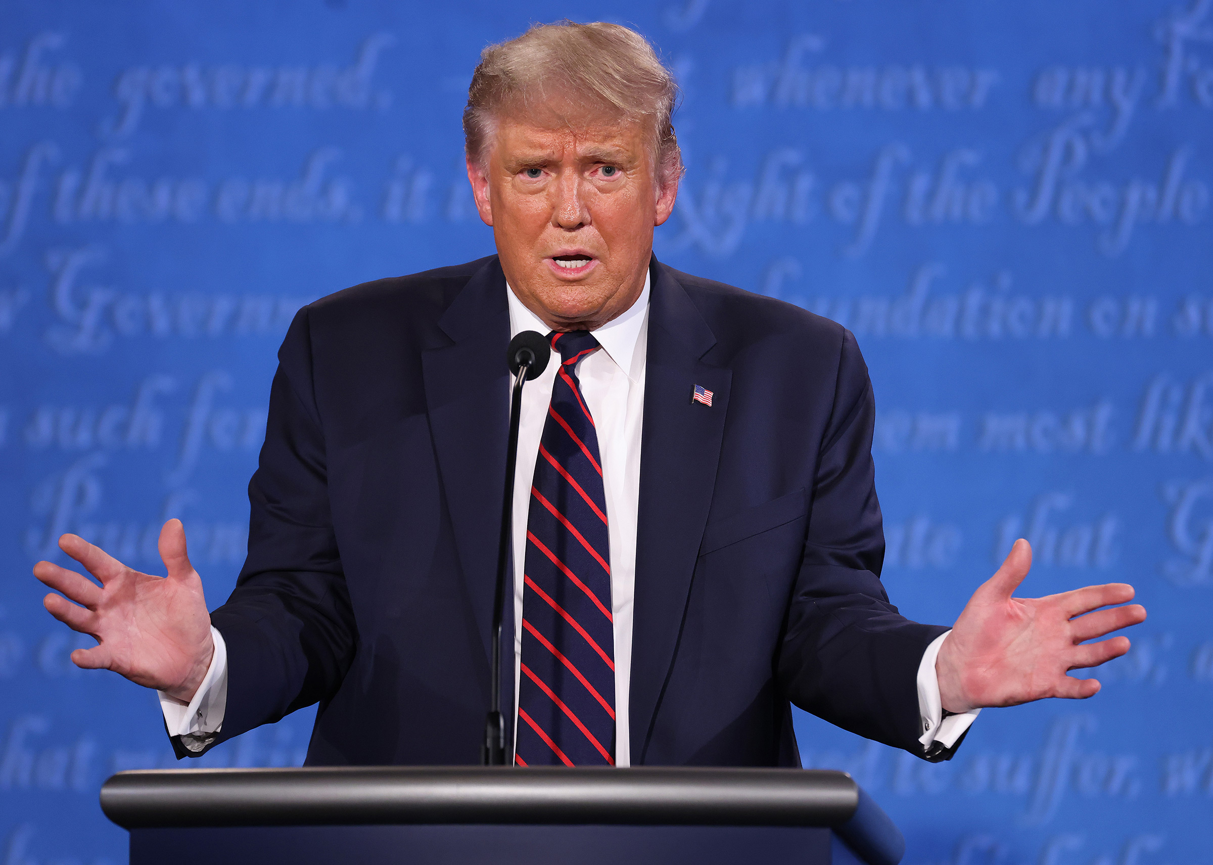 Donald Trump And Joe Biden Participate In First Presidential Debate