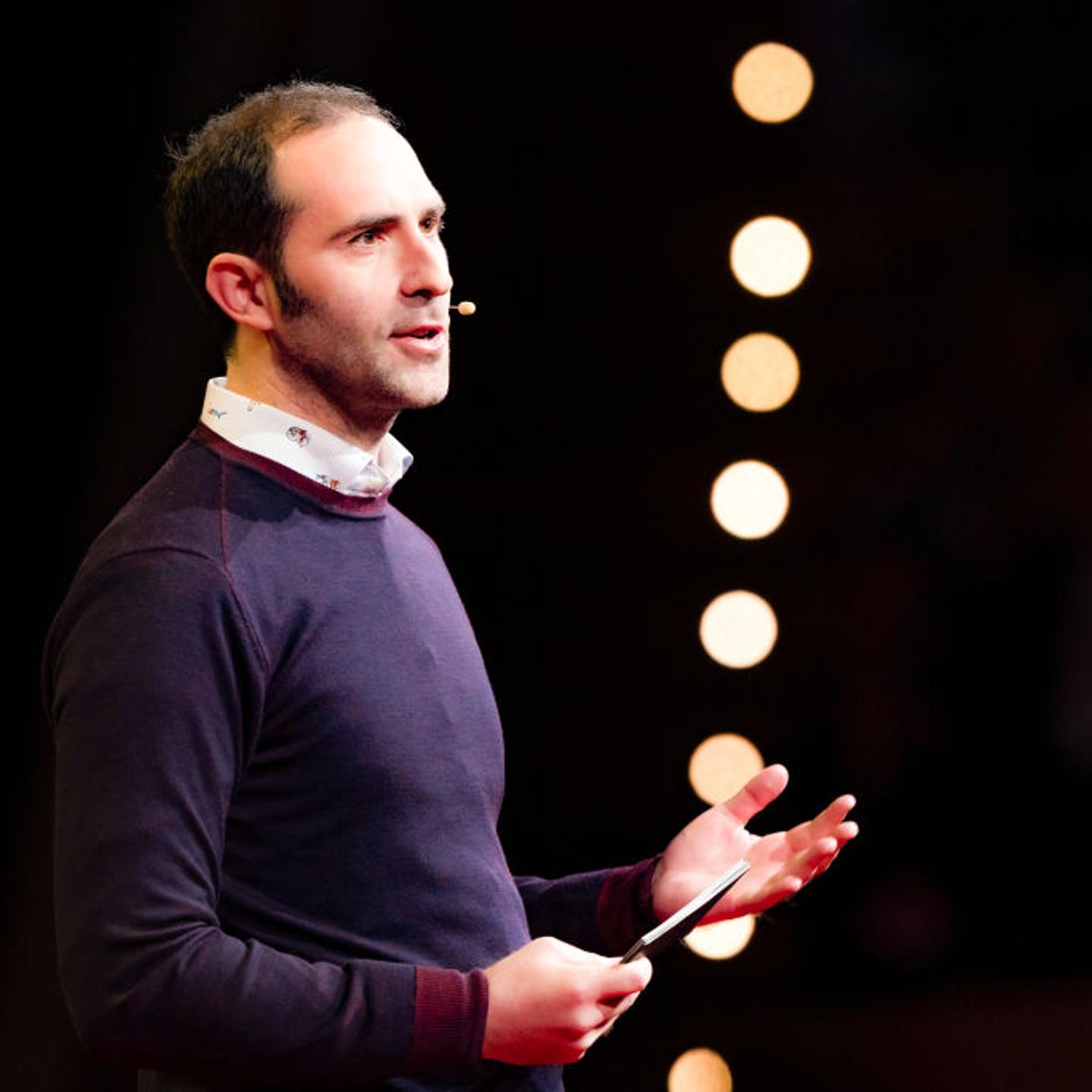 Cofounder of Twitch Emmett Shear speaks in the David Rockwell designed TED Theater at TED2019 - Bigger Than Us on April 18, 2019 in V