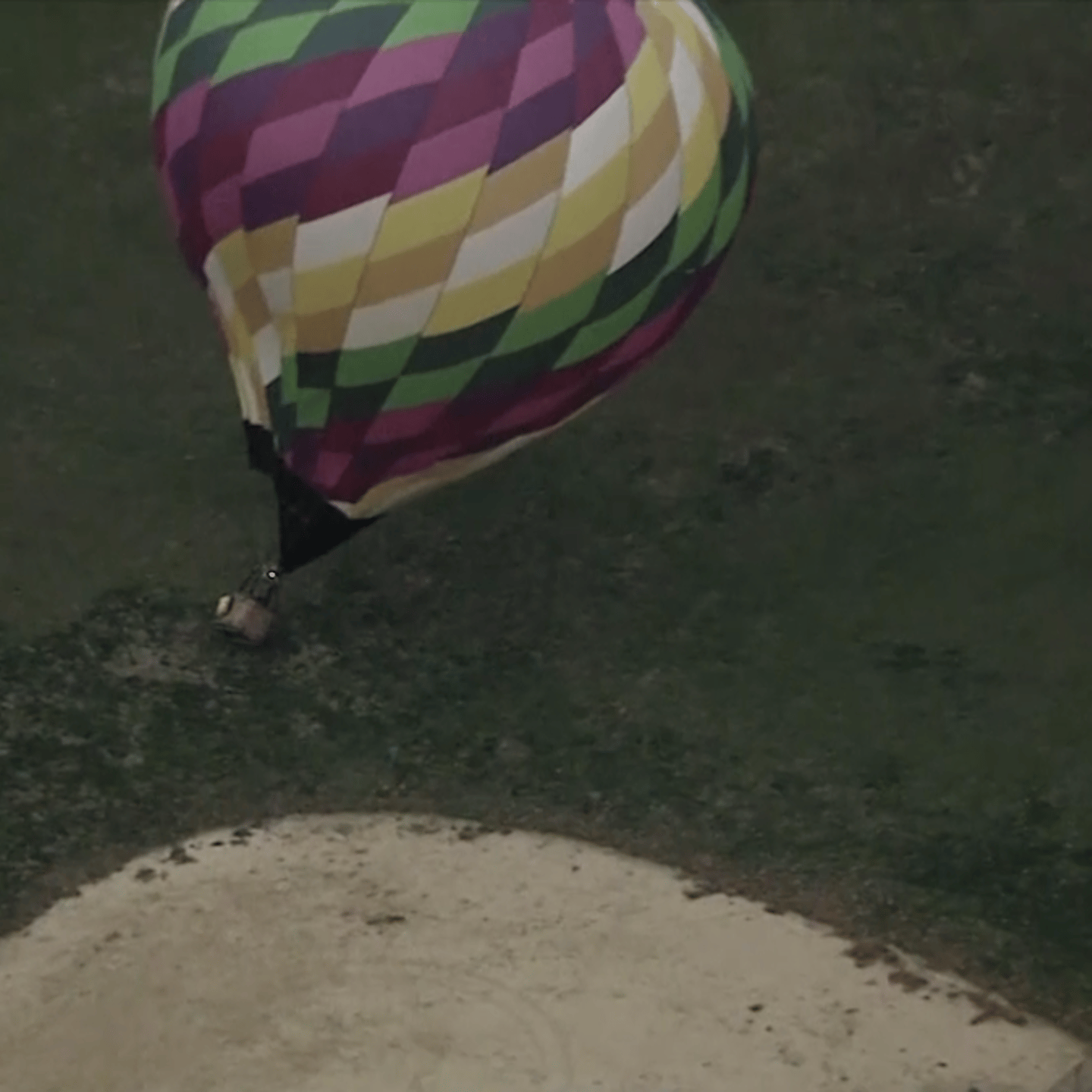 Hot Air Balloon Crash Lands in Philadelphia Baseball Field