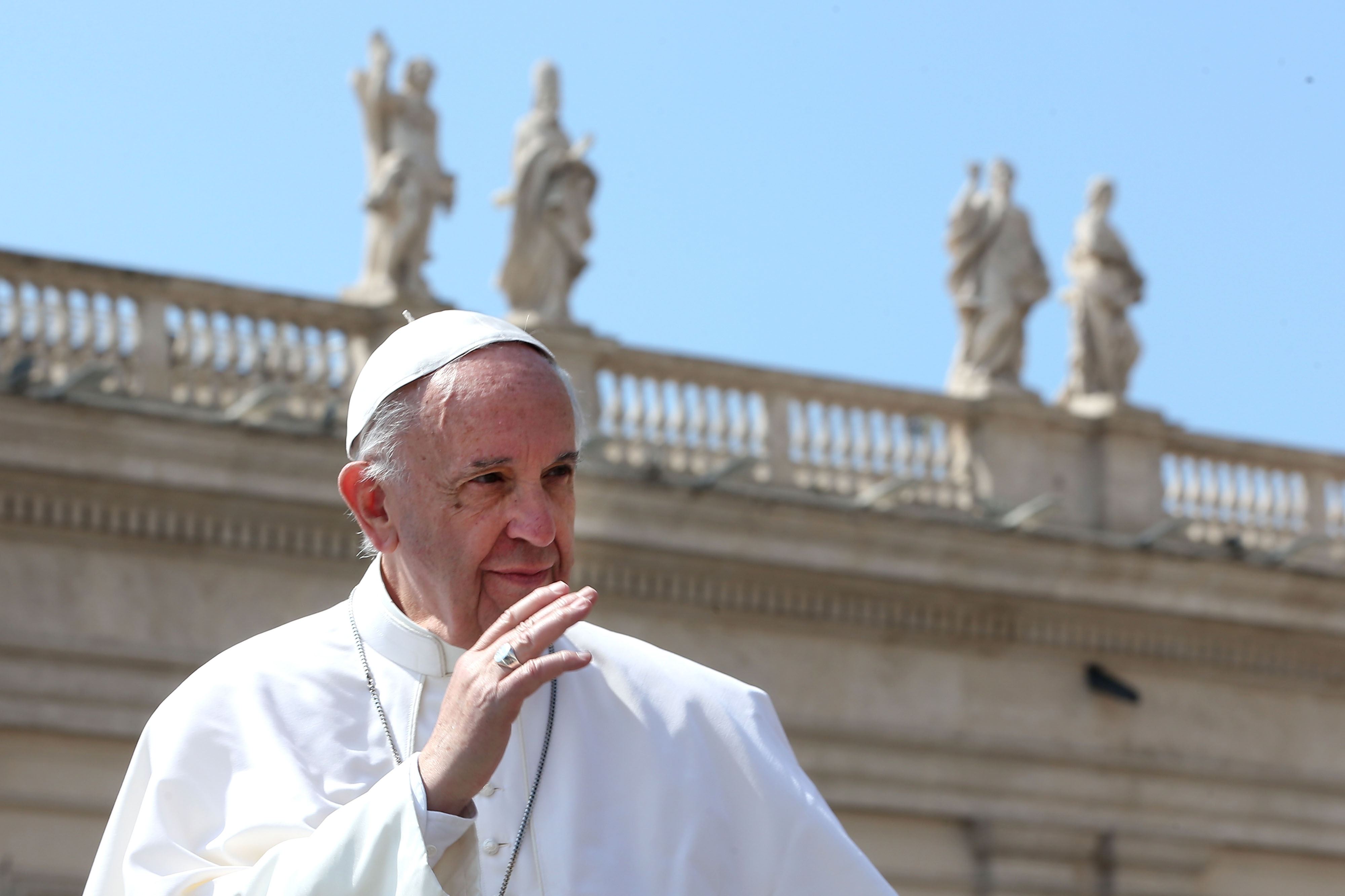 Pope Francis Holds The Easter Mass and Delivers His Urbi Et Orbi Blessing