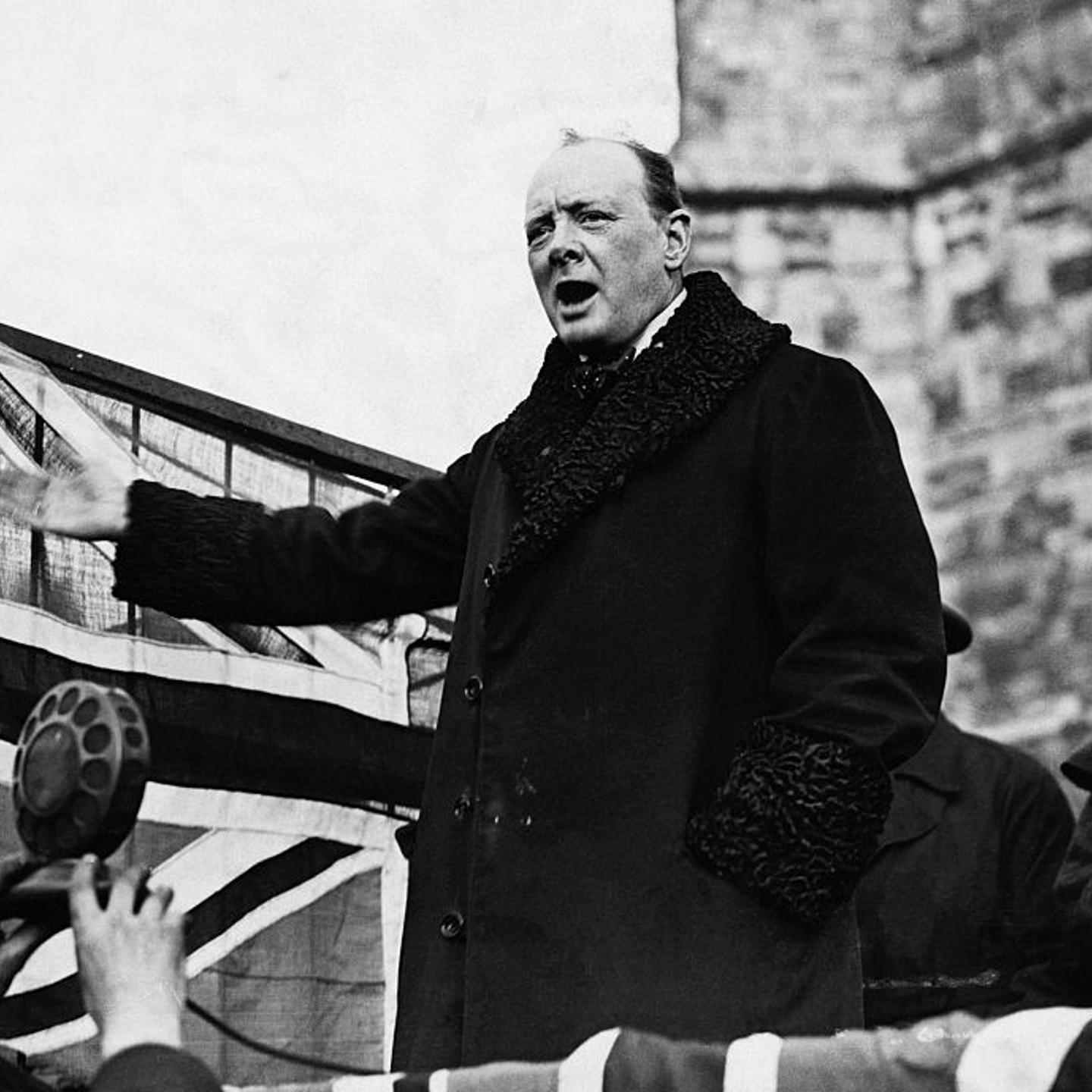 Winston Churchill Speaking In Epping