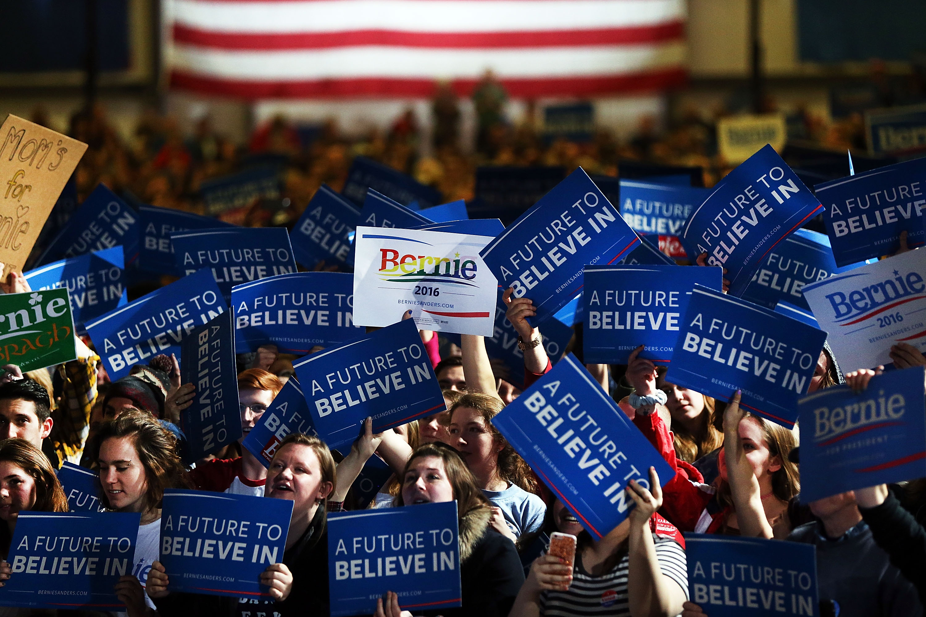 Bernie Sanders Holds Super Tuesday Campaign Rally In Vermont