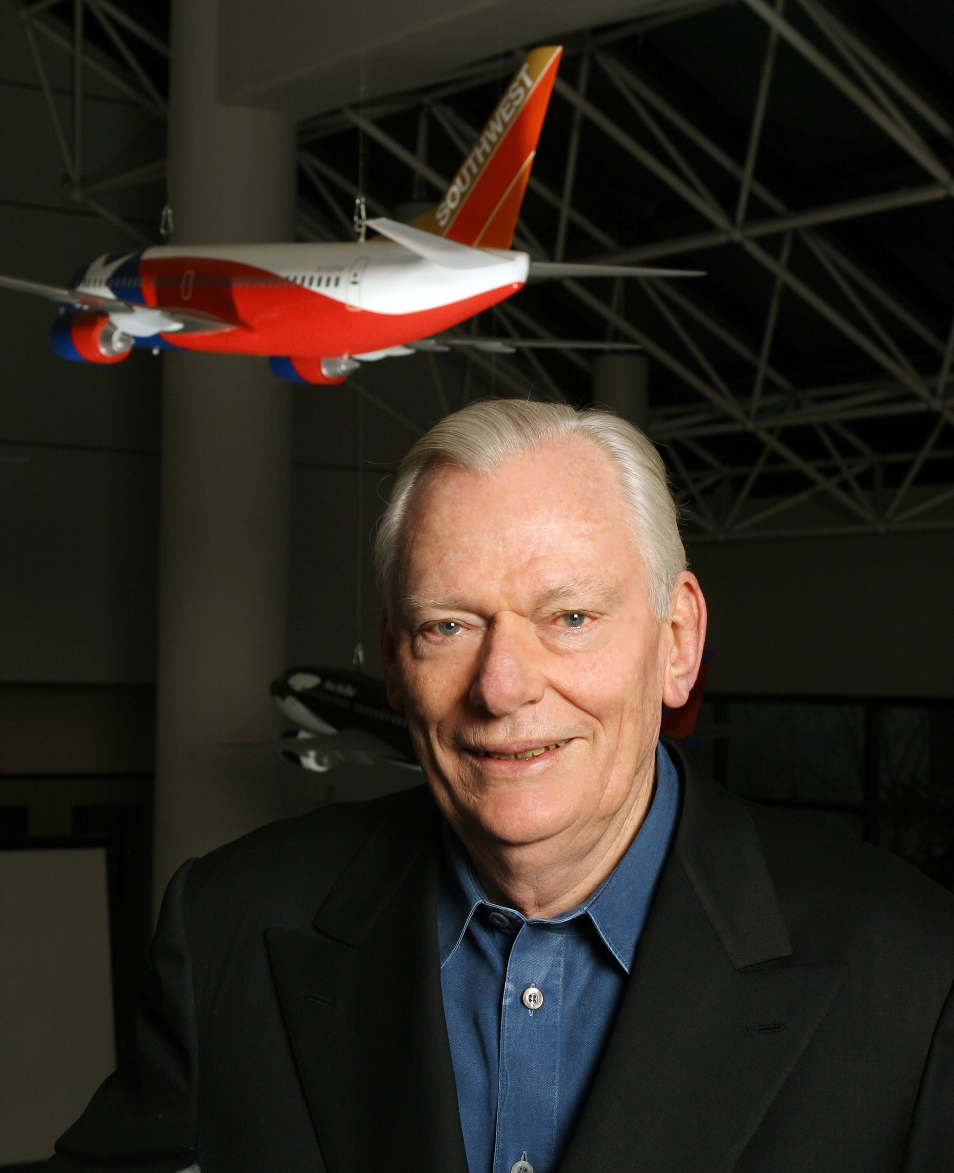 Kelleher, shown in 2005, was a prominent figure in the Dallas business community throughout his career