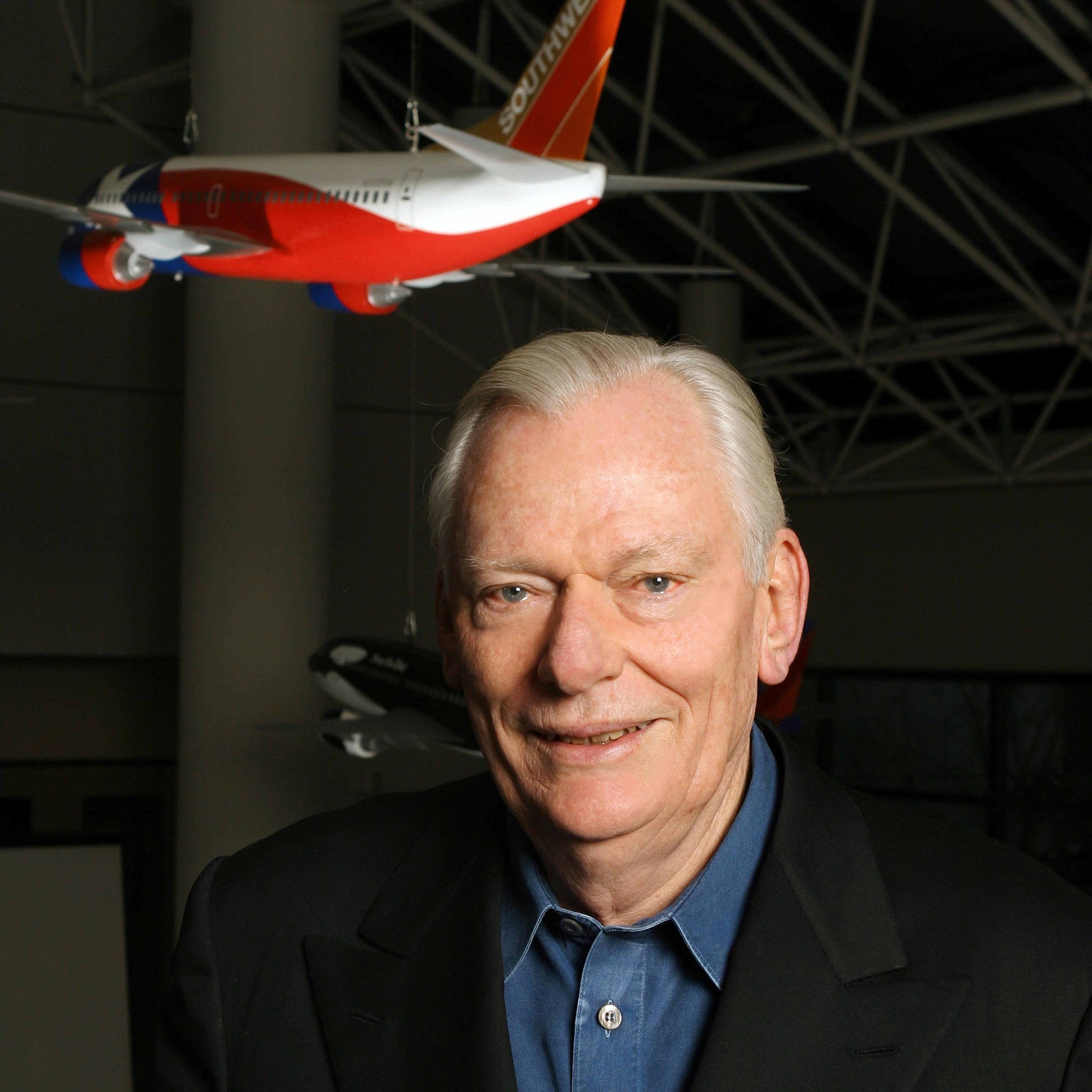 Kelleher, shown in 2005, was a prominent figure in the Dallas business community throughout his career