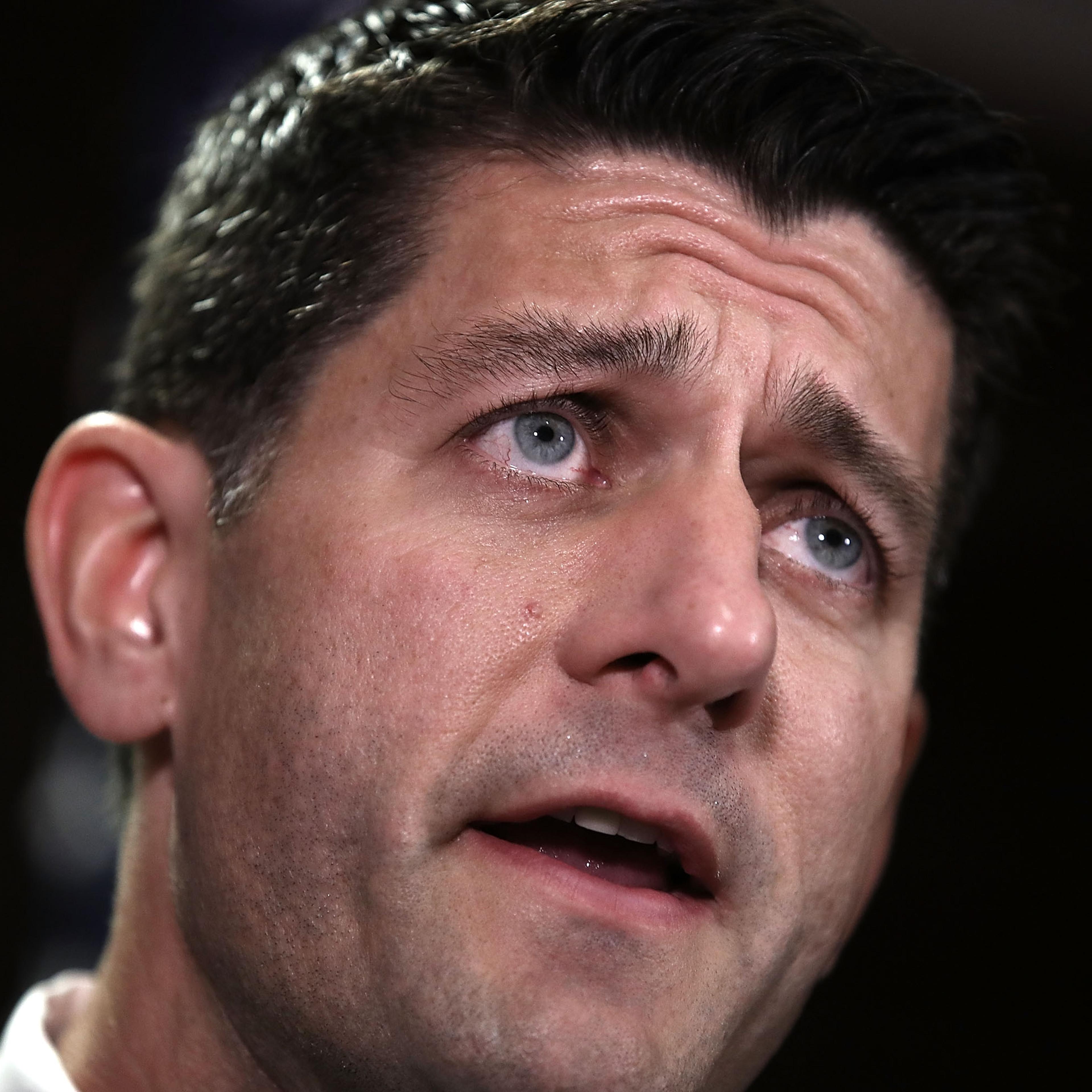 House Speaker Paul Ryan And House GOP Leadership Address The Media After Party Conference Meeting