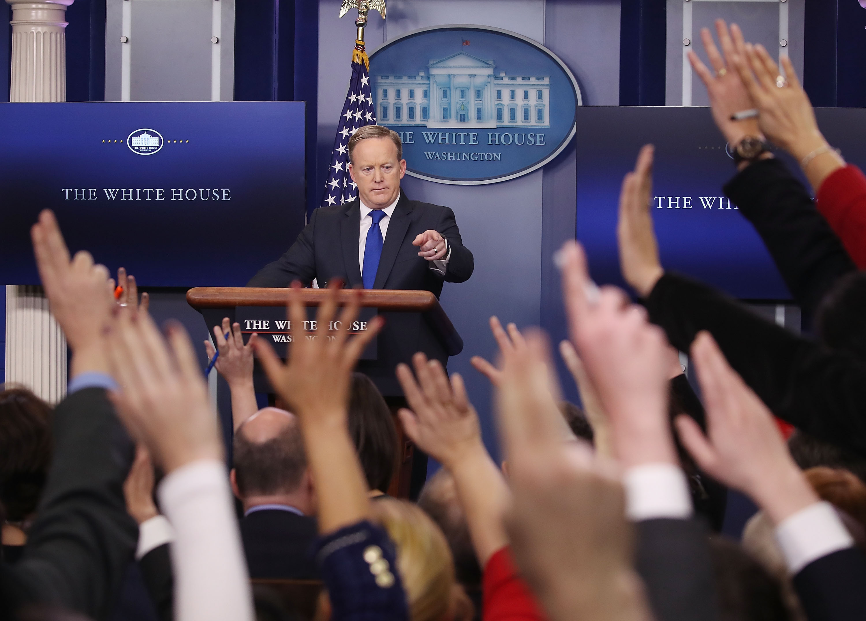 White House Press Secretary Sean Spicer Holds Daily News Briefing