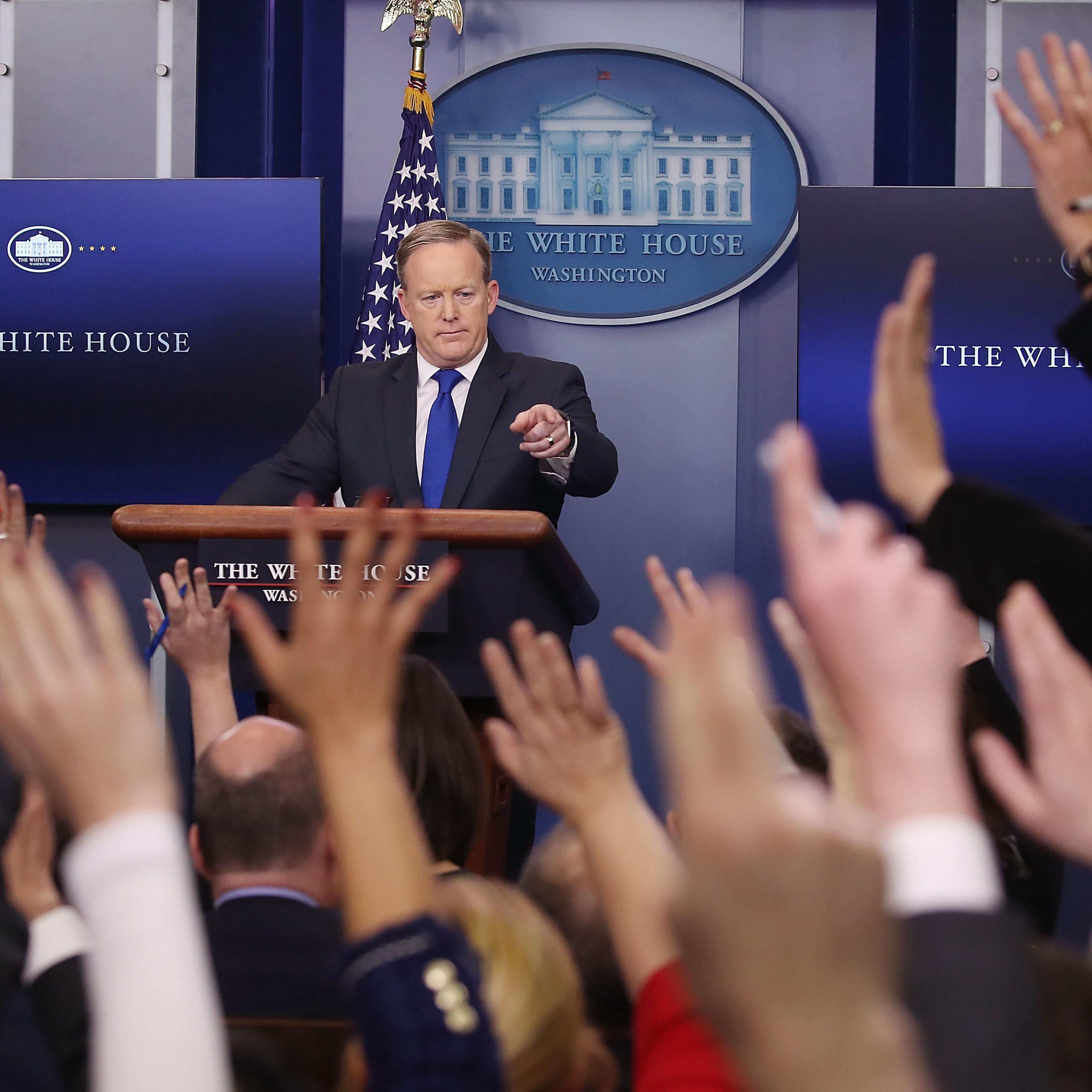 White House Press Secretary Sean Spicer Holds Daily News Briefing