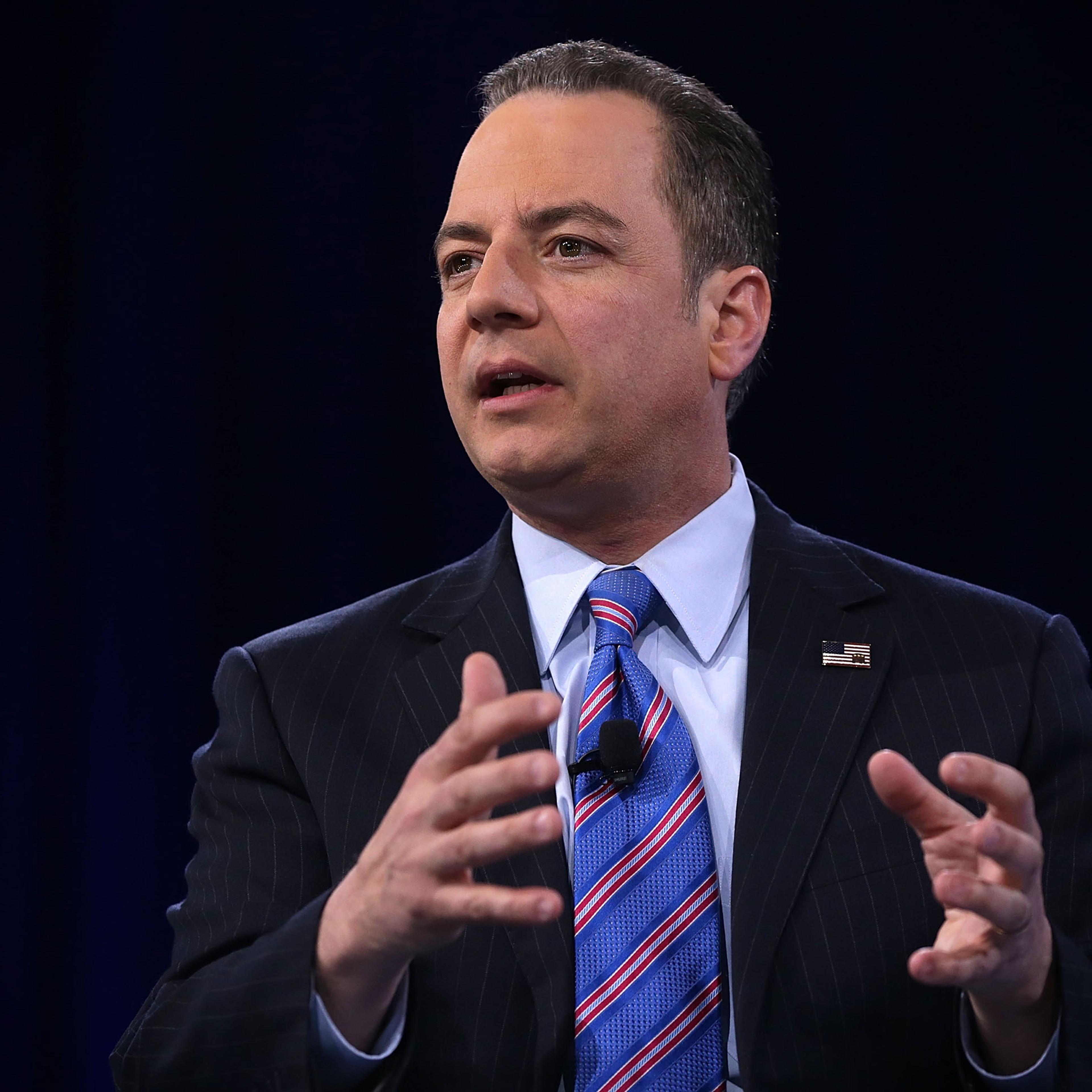Chairman of the Republican National Committee Reince Priebus on March 4, 2016 in National Harbor, Md.