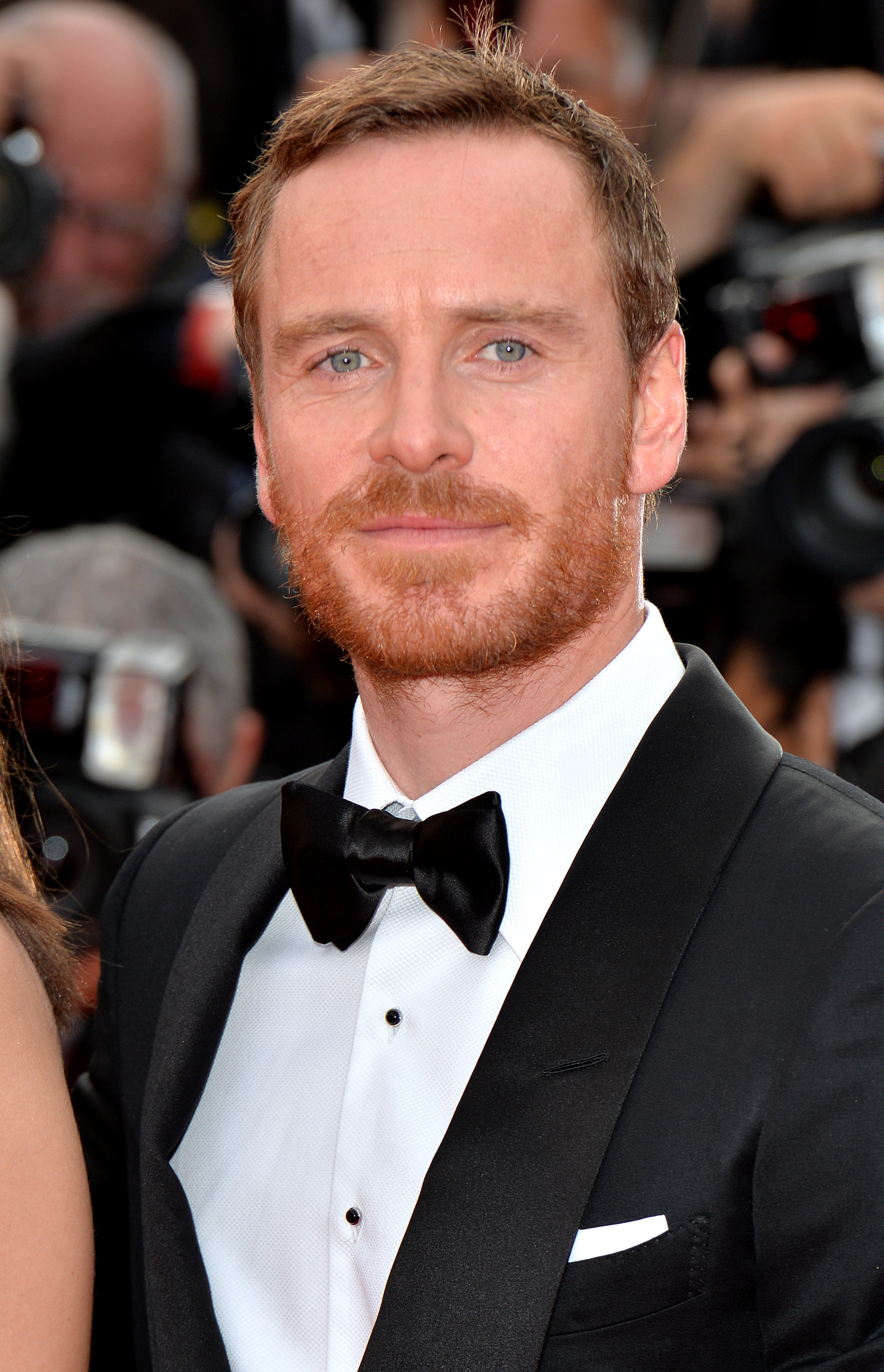 Michael Fassbender attends the "Macbeth" premiere at the Cannes Film Festival on May 23, 2015.