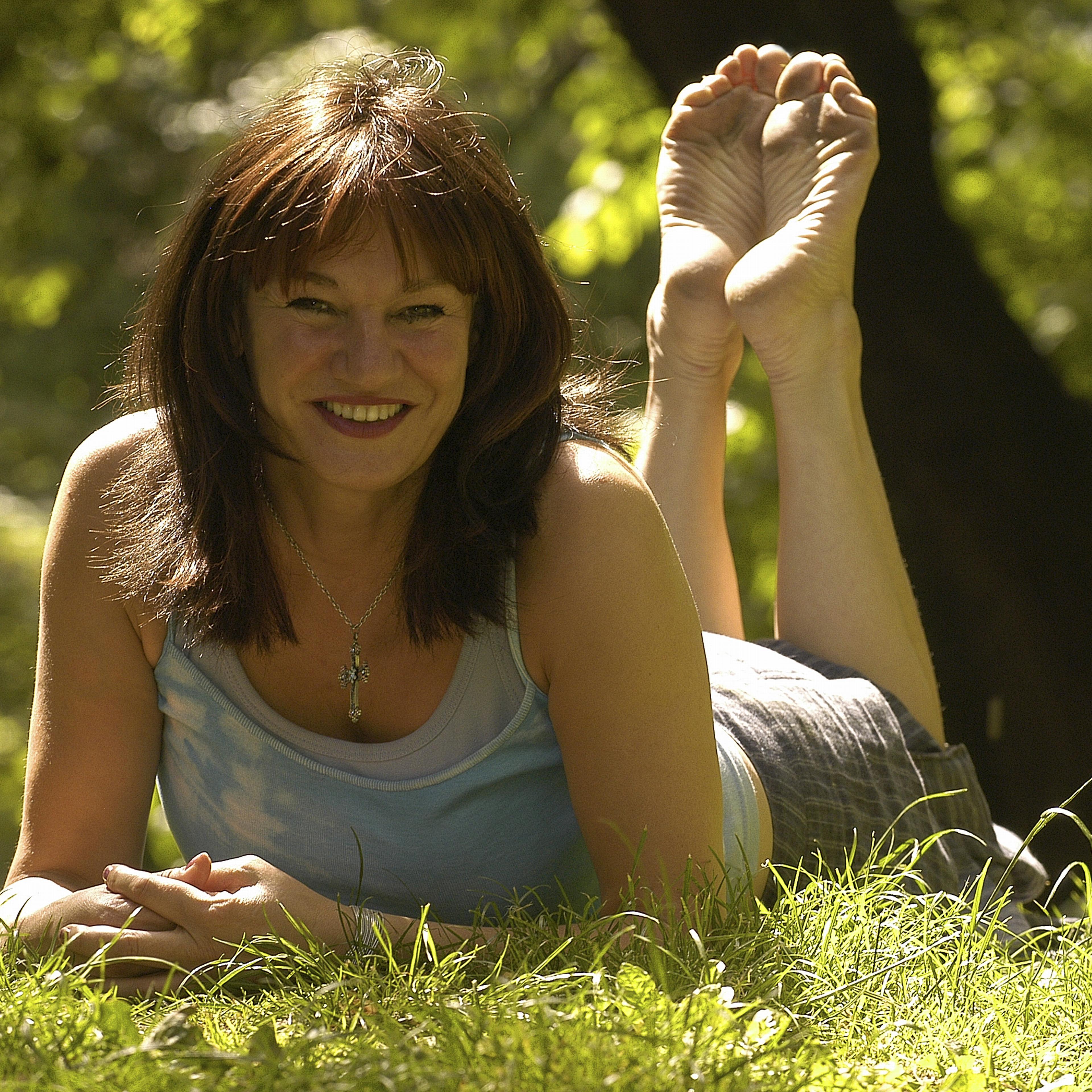 Novelist Louise Rennison photographed in Hove, UK May 31, 2004.