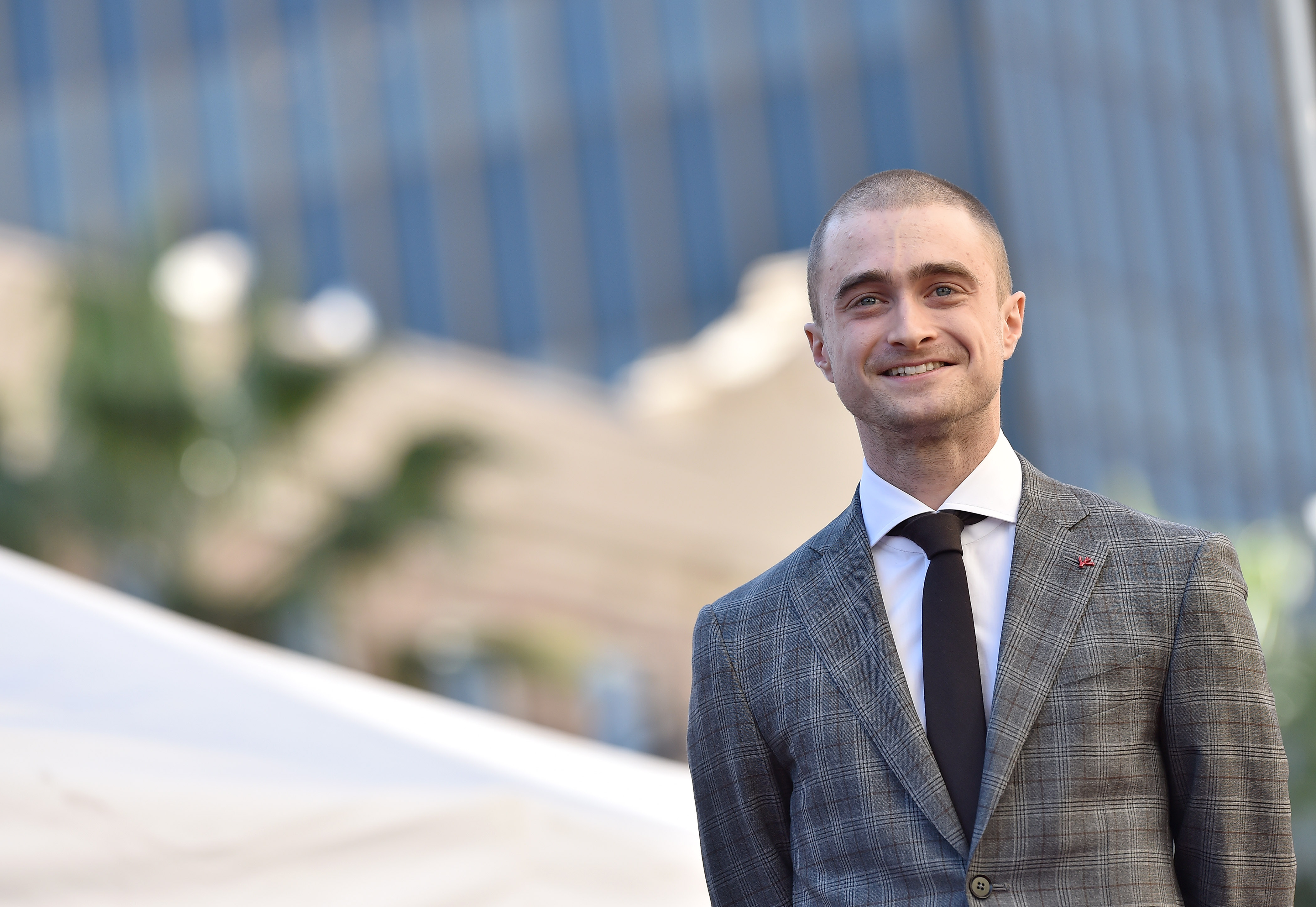 Daniel Radcliffe is honored with a star on the Hollywood Walk of Fame in Hollywood on Nov. 12, 2015.