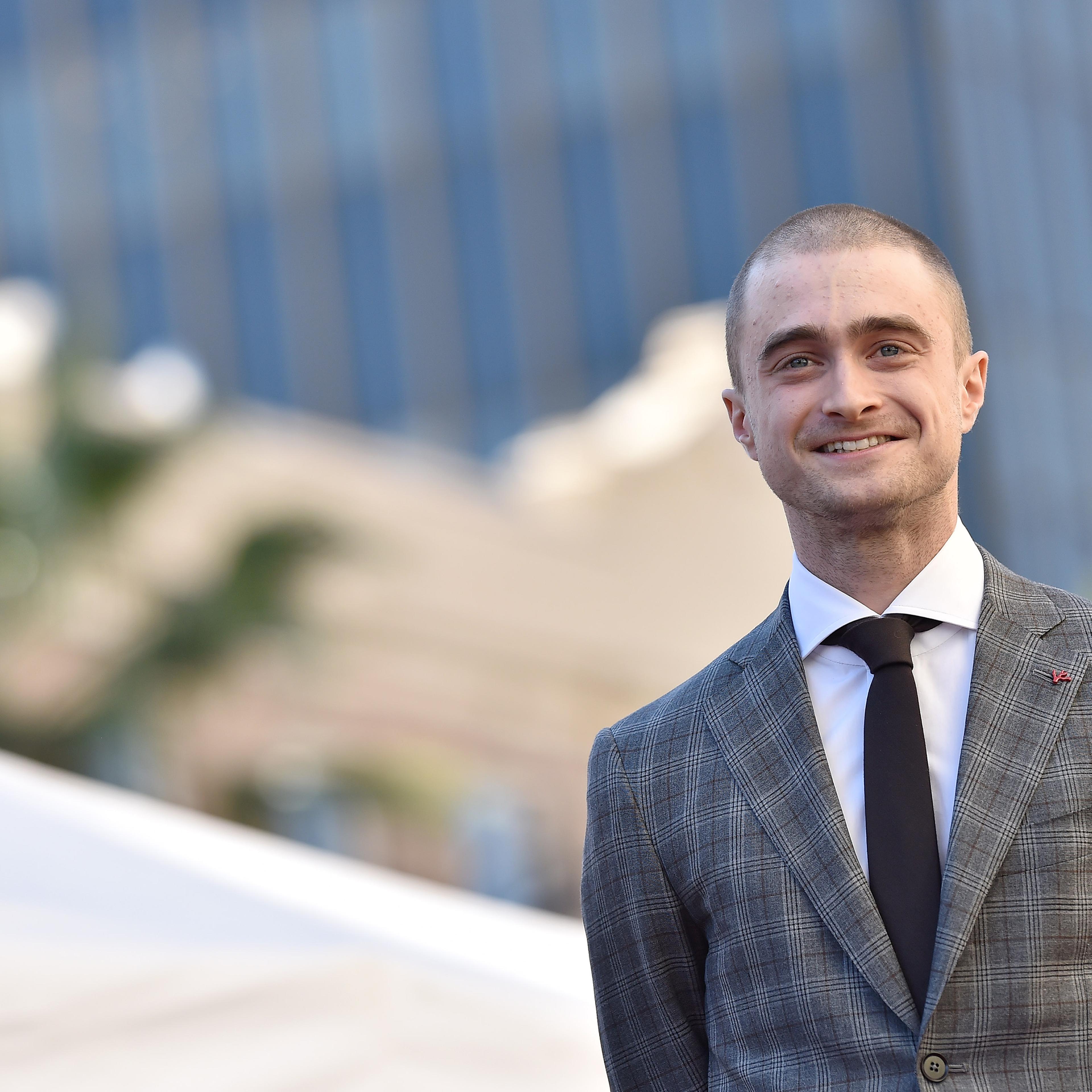 Daniel Radcliffe is honored with a star on the Hollywood Walk of Fame in Hollywood on Nov. 12, 2015.