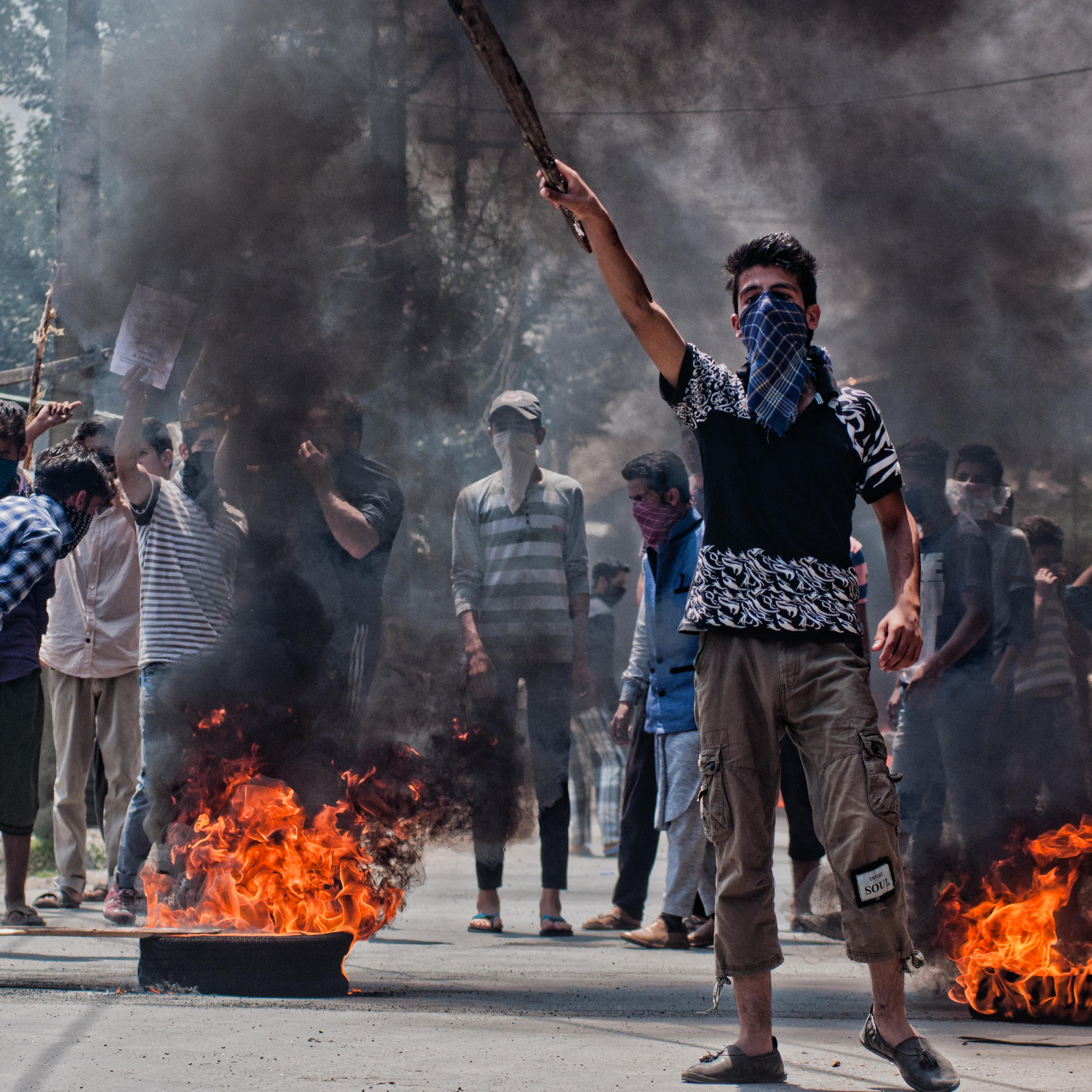 Protesters Take To The Streets As Tensions Remain High In Kashmir