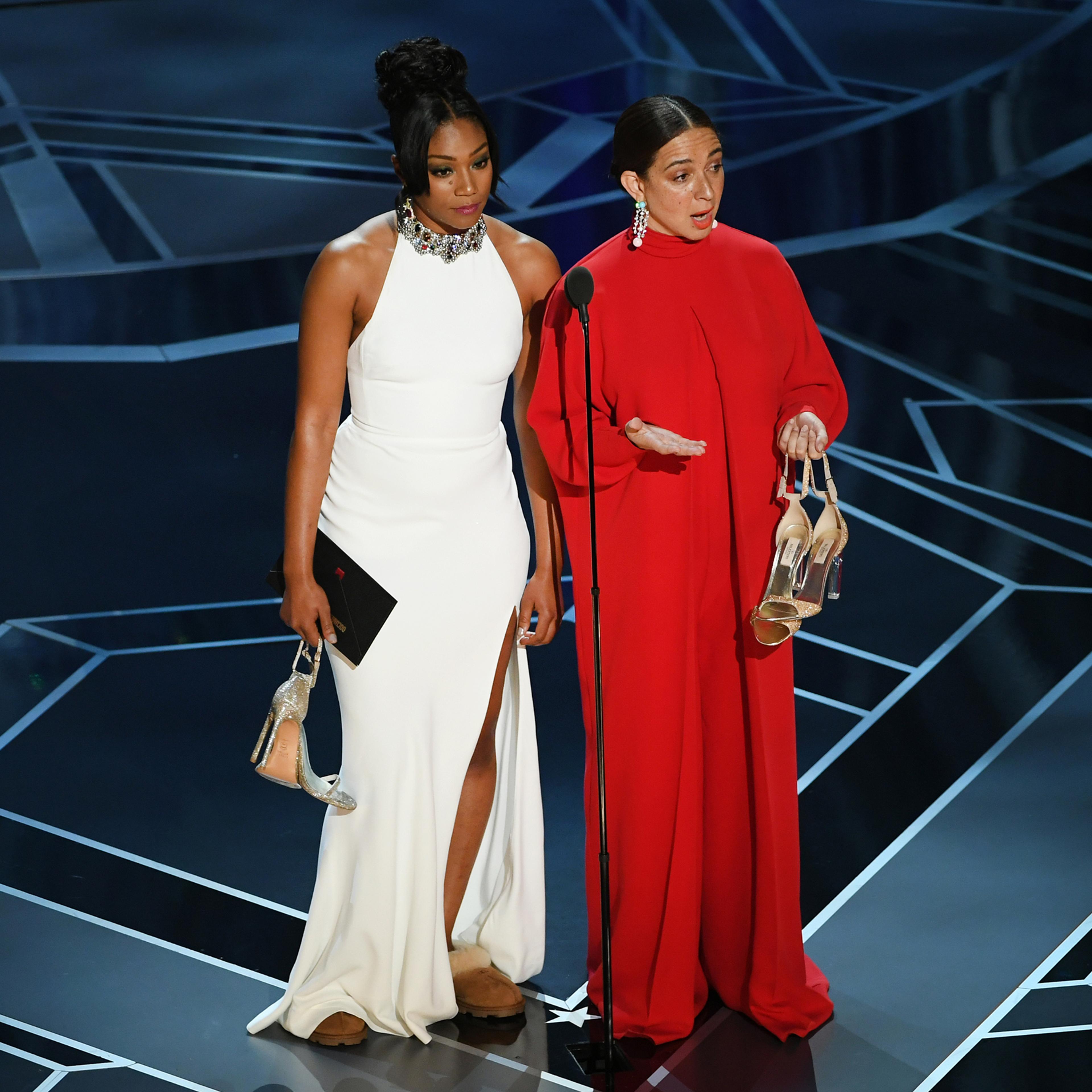 Tiffany Haddish and Maya Rudolph 90th Annual Academy Awards Oscars