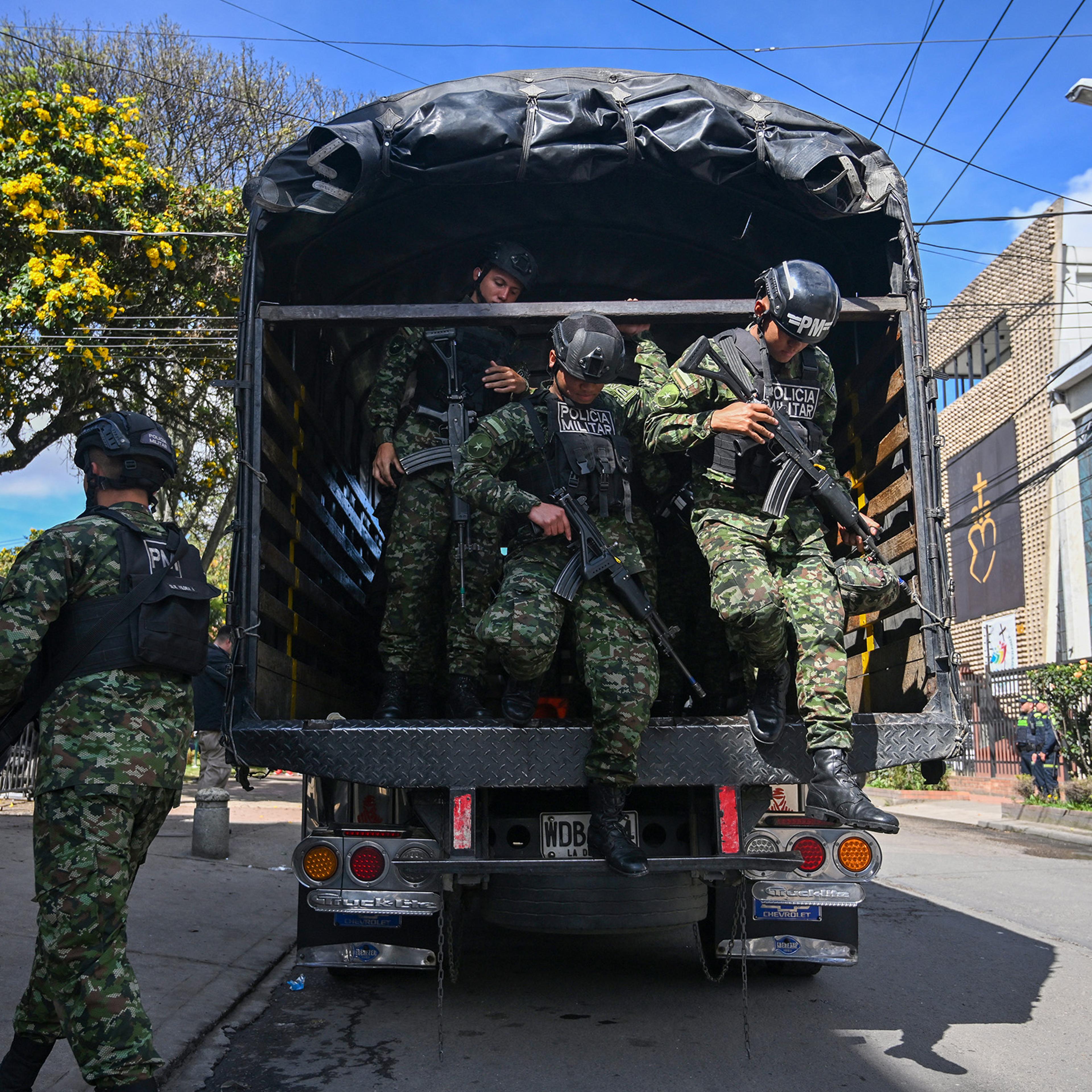 Columbia military police.