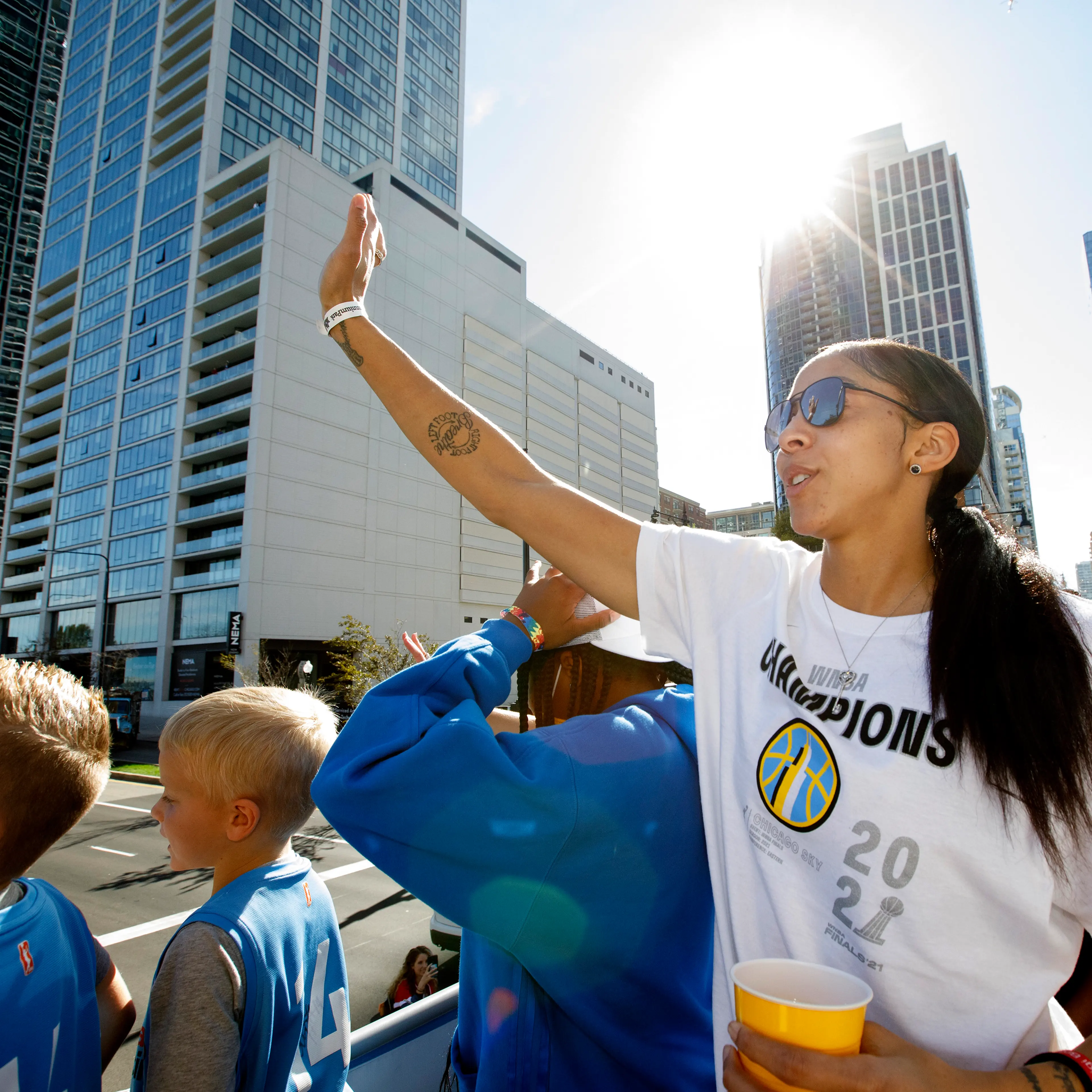 2021 Chicago Sky Championship Parade