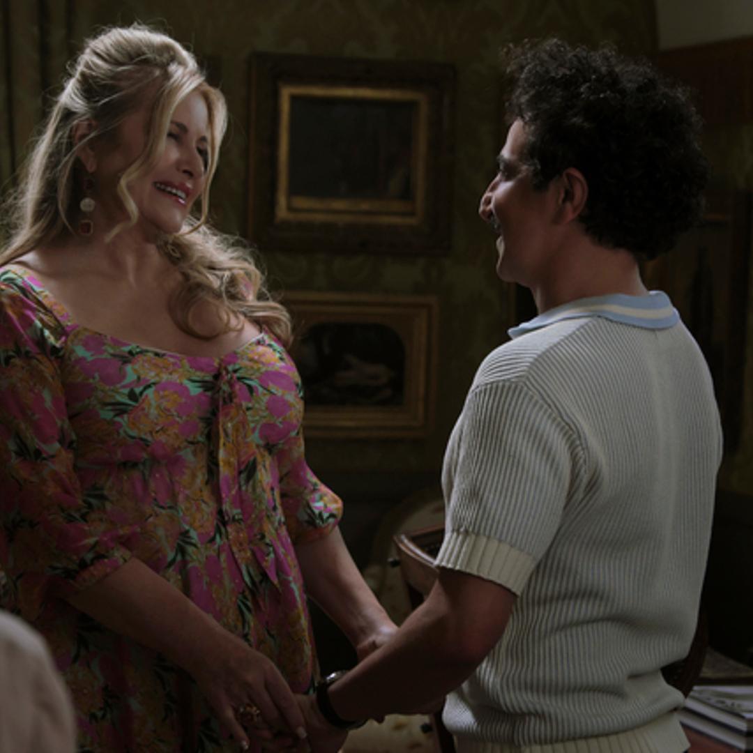 Jennifer Coolidge and Francesco Zecca in <i>The White Lotus</i>
