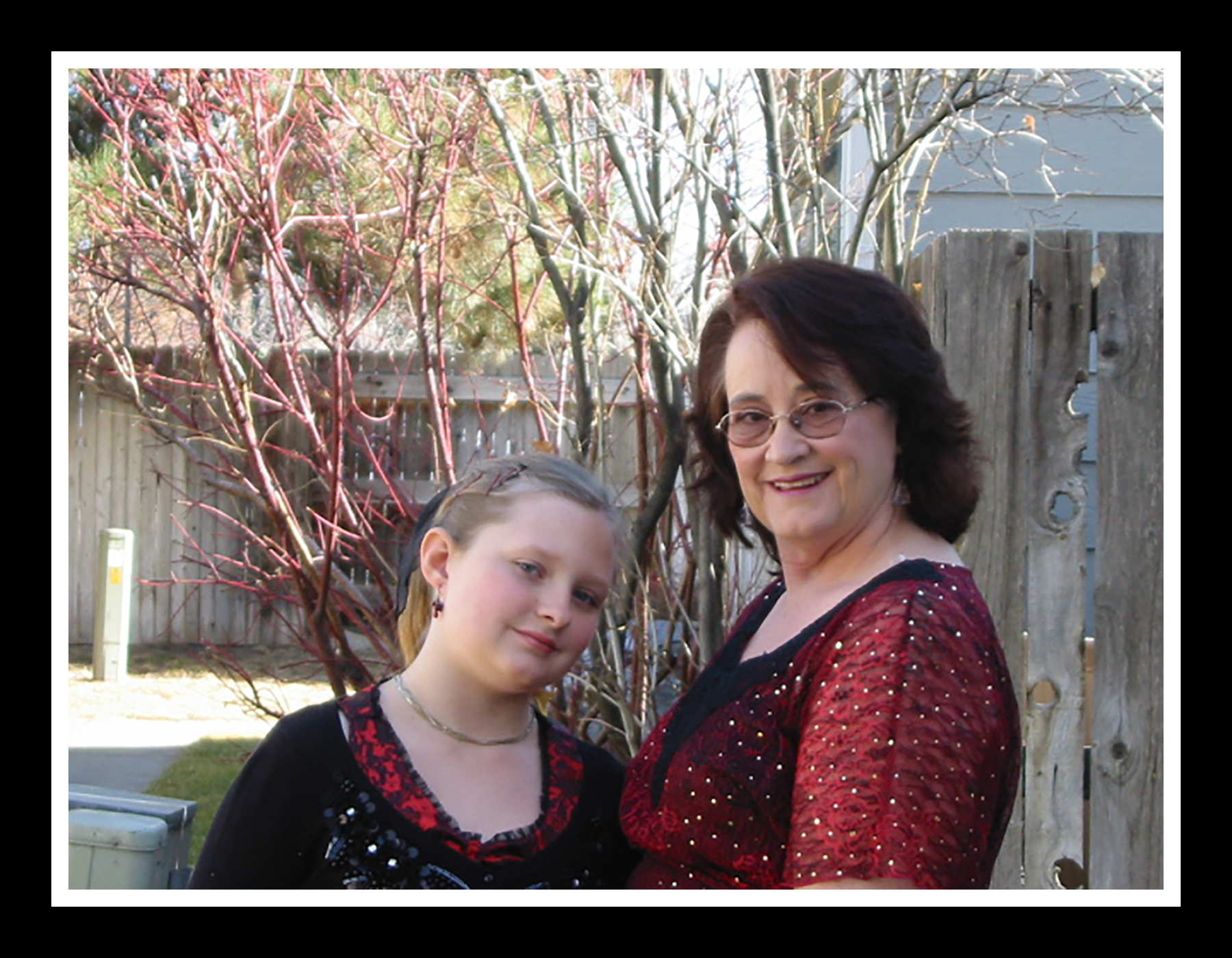 Mickey Mauck, right, and her granddaughter Briana