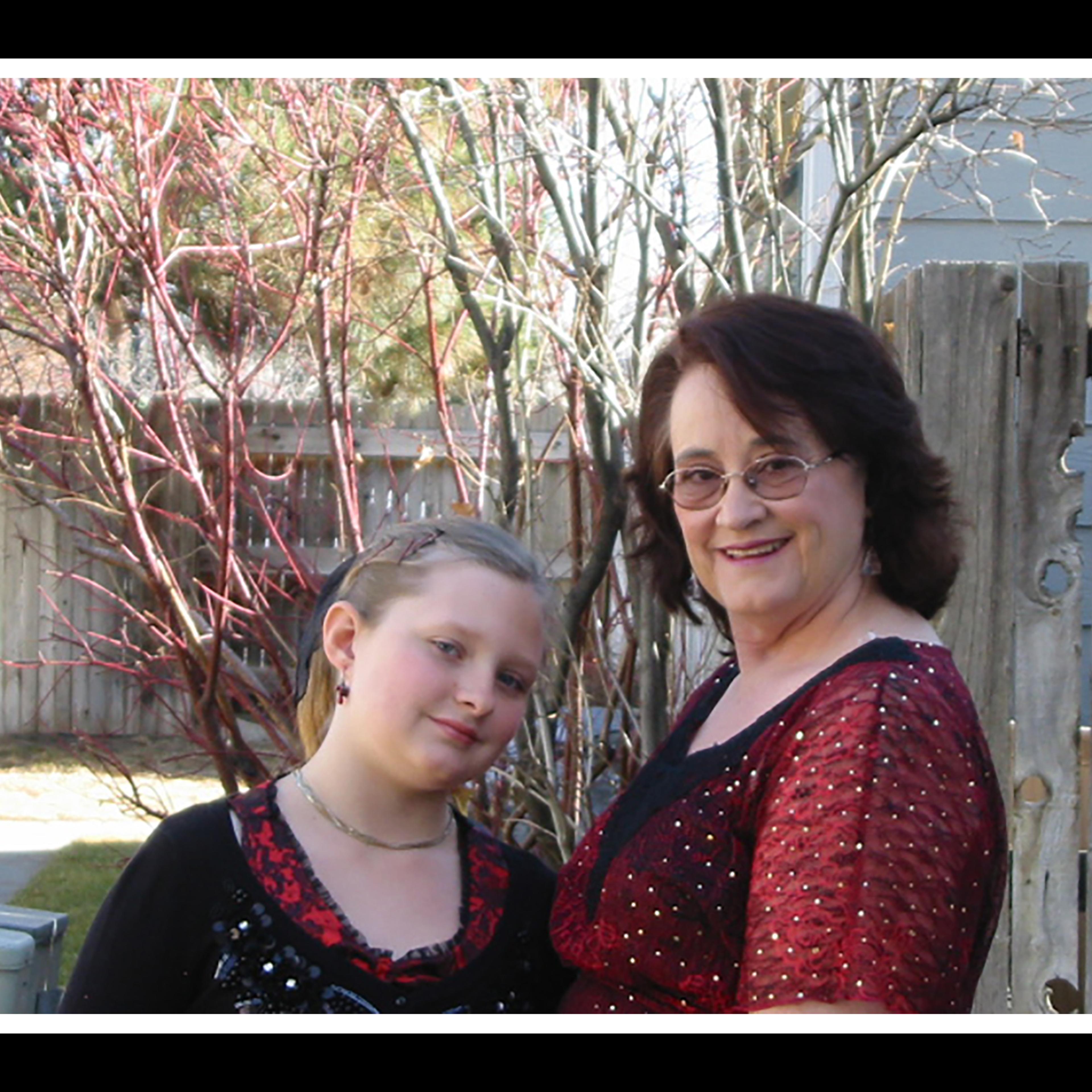 Mickey Mauck, right, and her granddaughter Briana