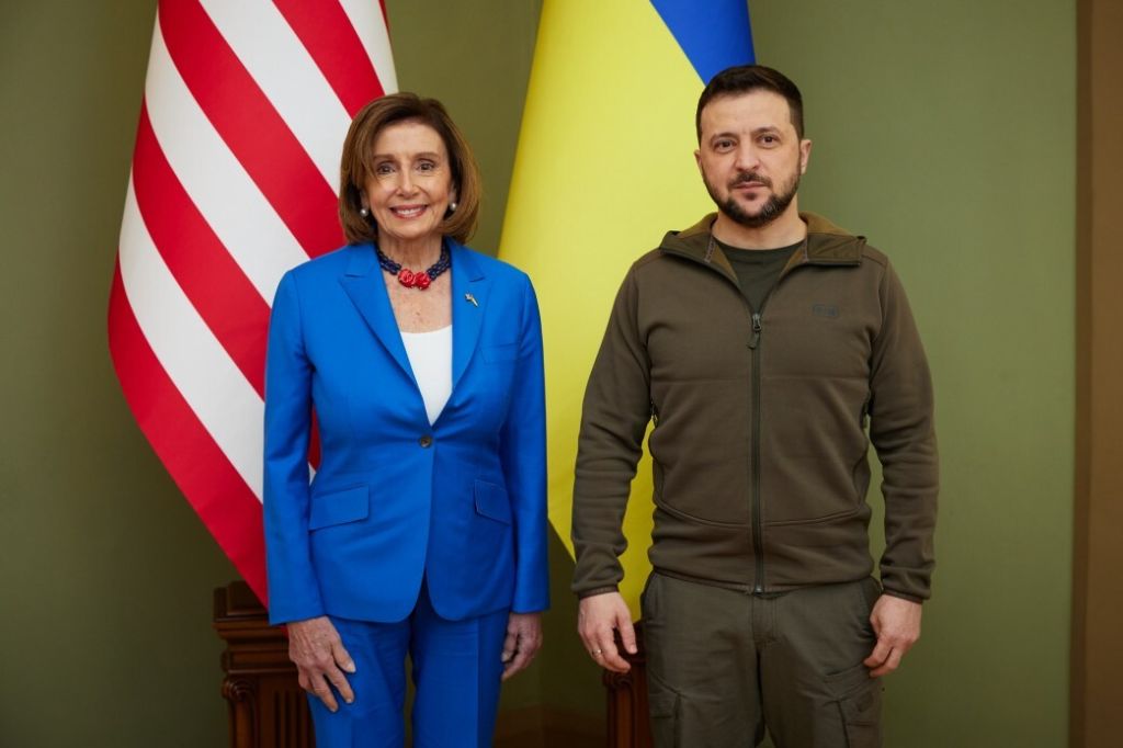 Volodymyr Zelensky - Nancy Pelosi meeting in Kyiv
