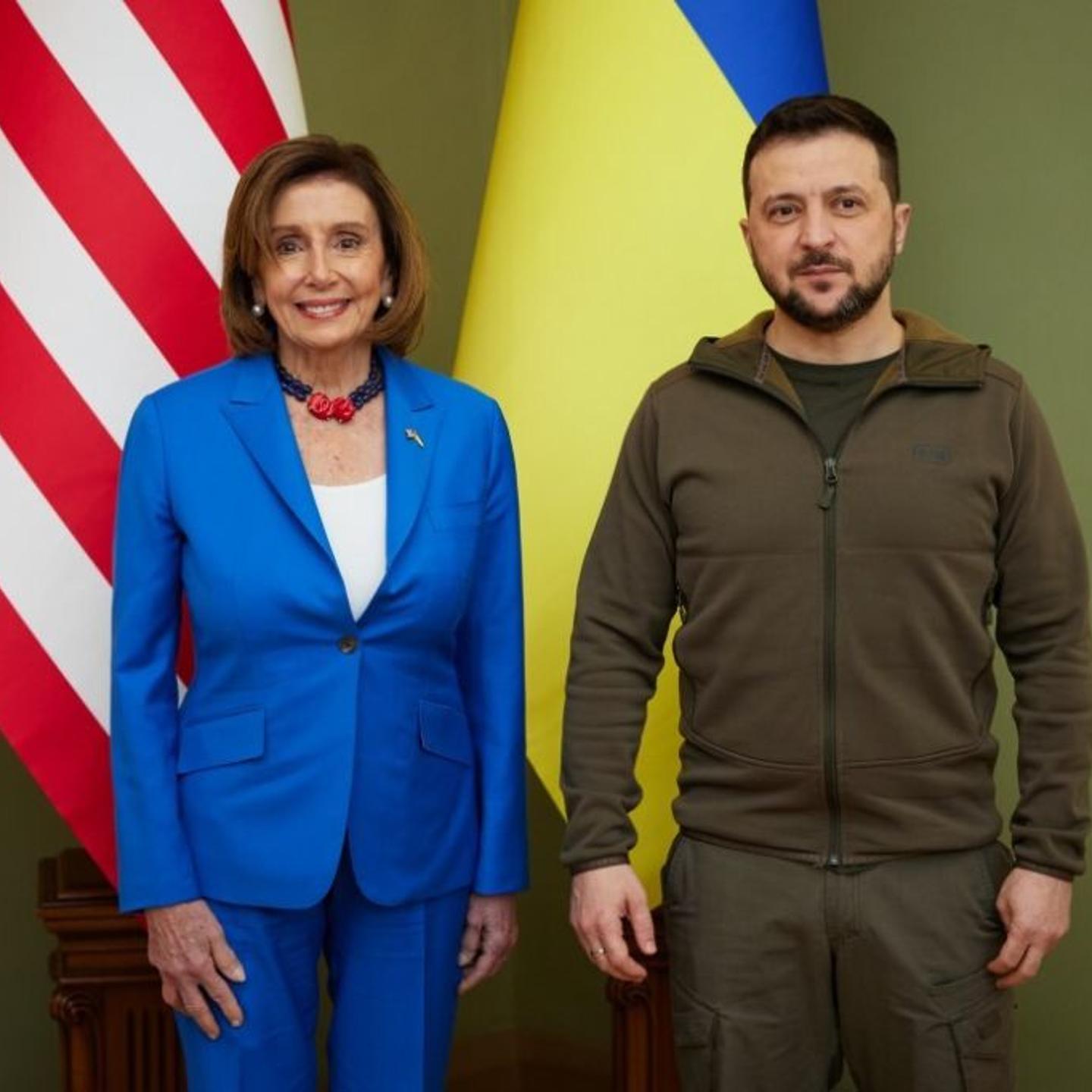 Volodymyr Zelensky - Nancy Pelosi meeting in Kyiv