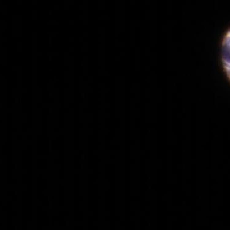 The Earth and the moon, as seen from Mars, via a composite image from four sets of images from the High Resolution Imaging Science Experiment (HiRISE) camera on NASA’s Mars Reconnaissance Orbiter, captured on Nov. 20, 2016. Each image was processed separately prior to combining to ensure the moon is visible, and retains the correct sizes and positions of both relative to each other.