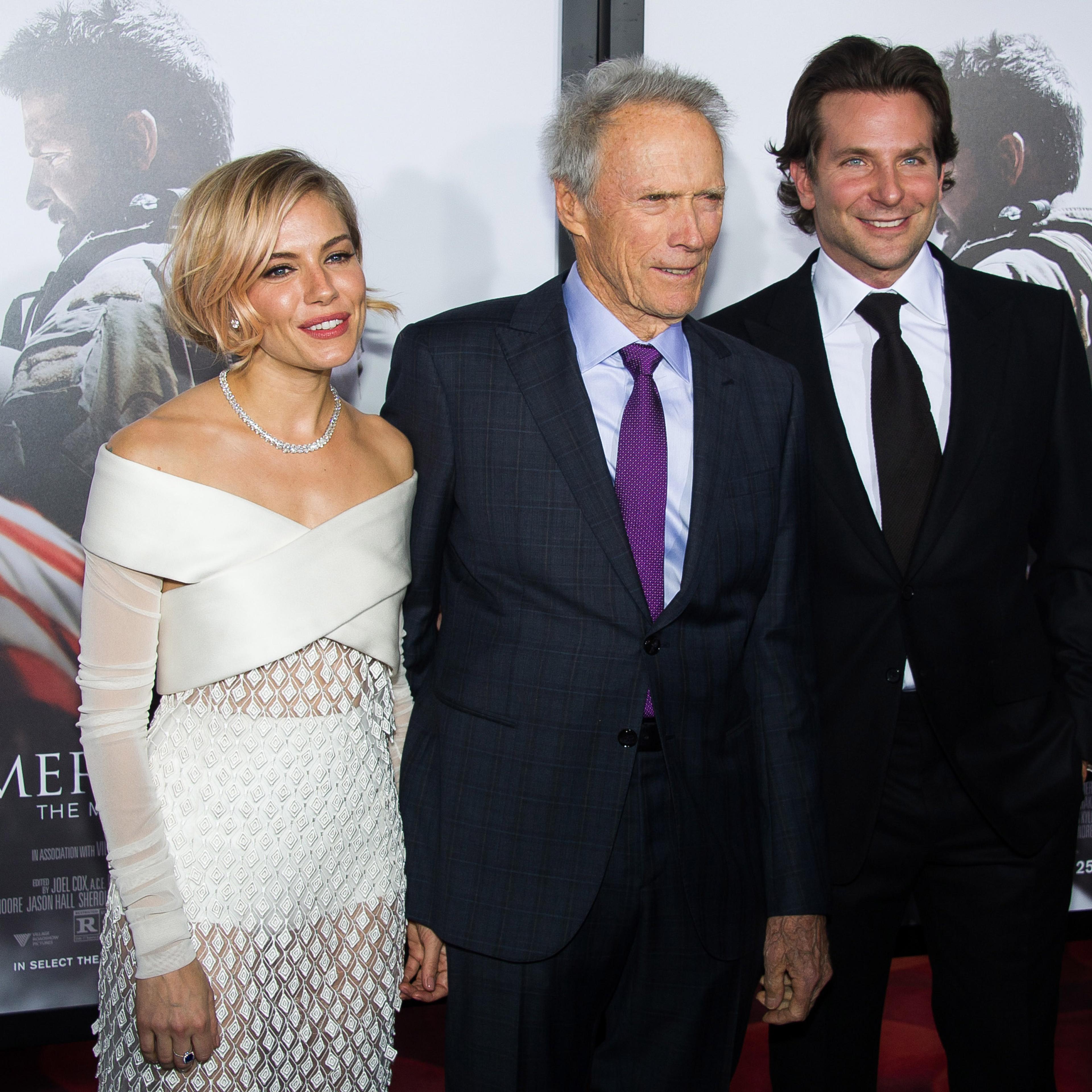 Sienna Miller, Clint Eastwood, Bradley Cooper