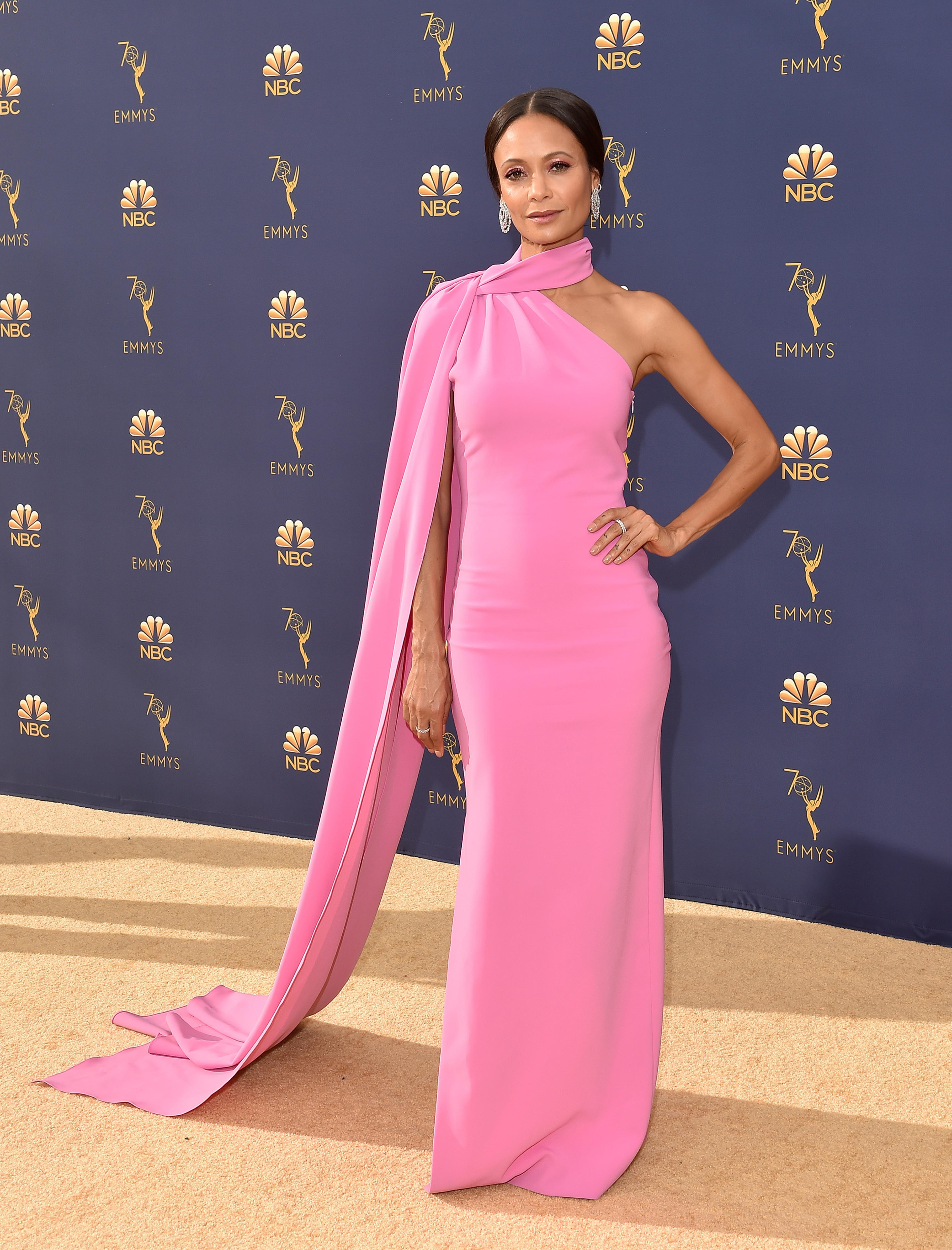 emmys pink dress Blush Pink Gowns Are Reigning On The 2024 Emmy Awards Red Carpet