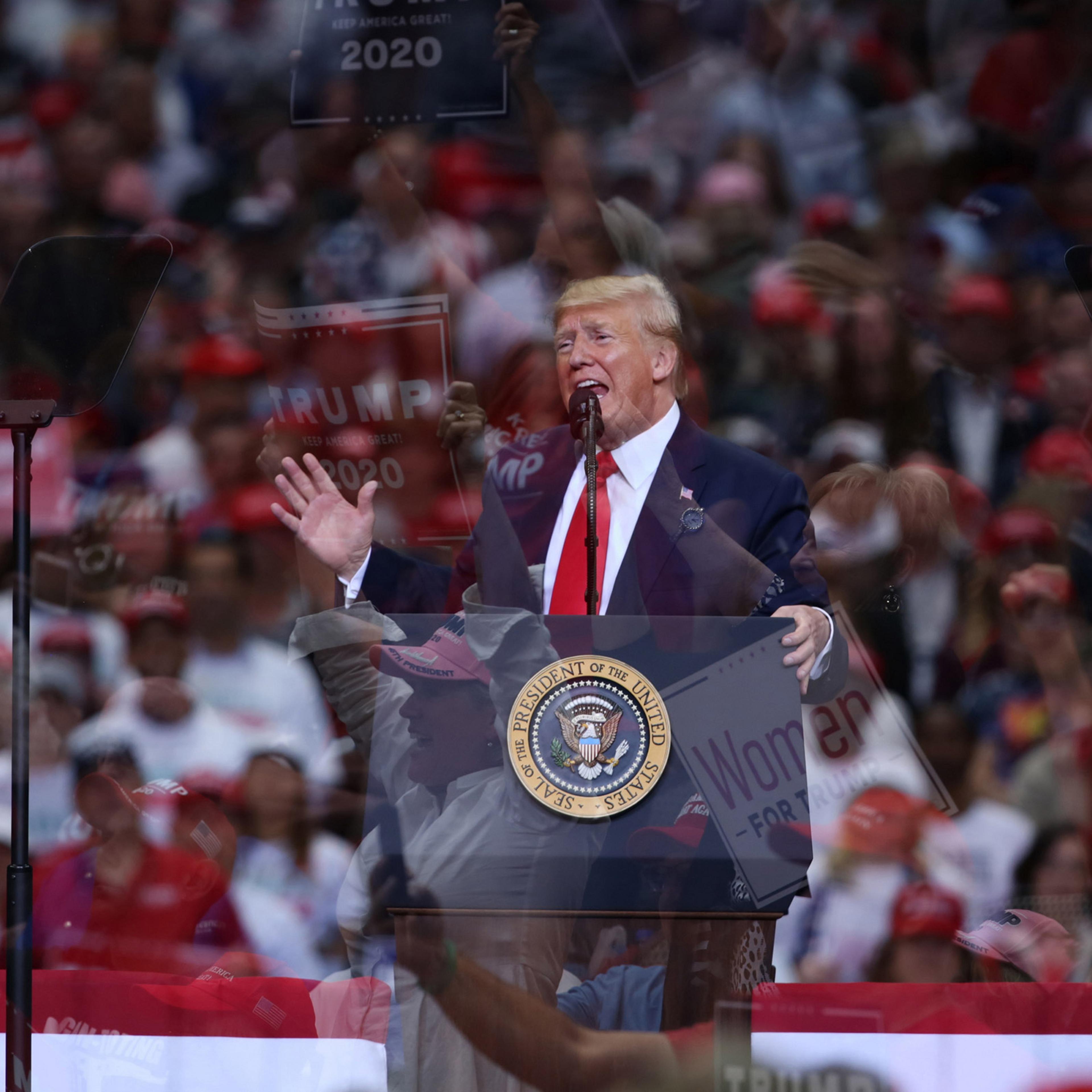 President Trump Hosts Keep America Great Rally