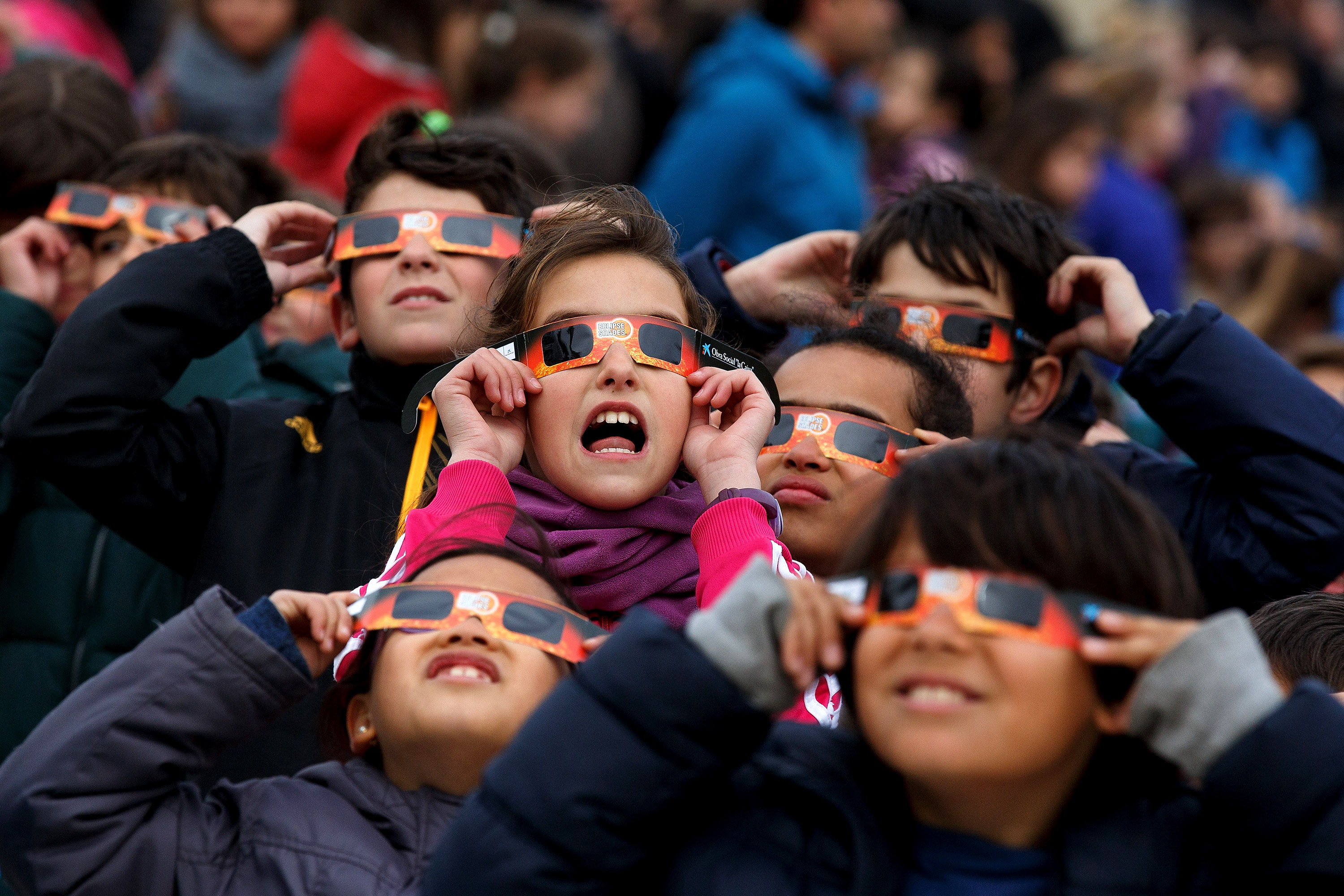 Partial Solar Eclipse Over Spain