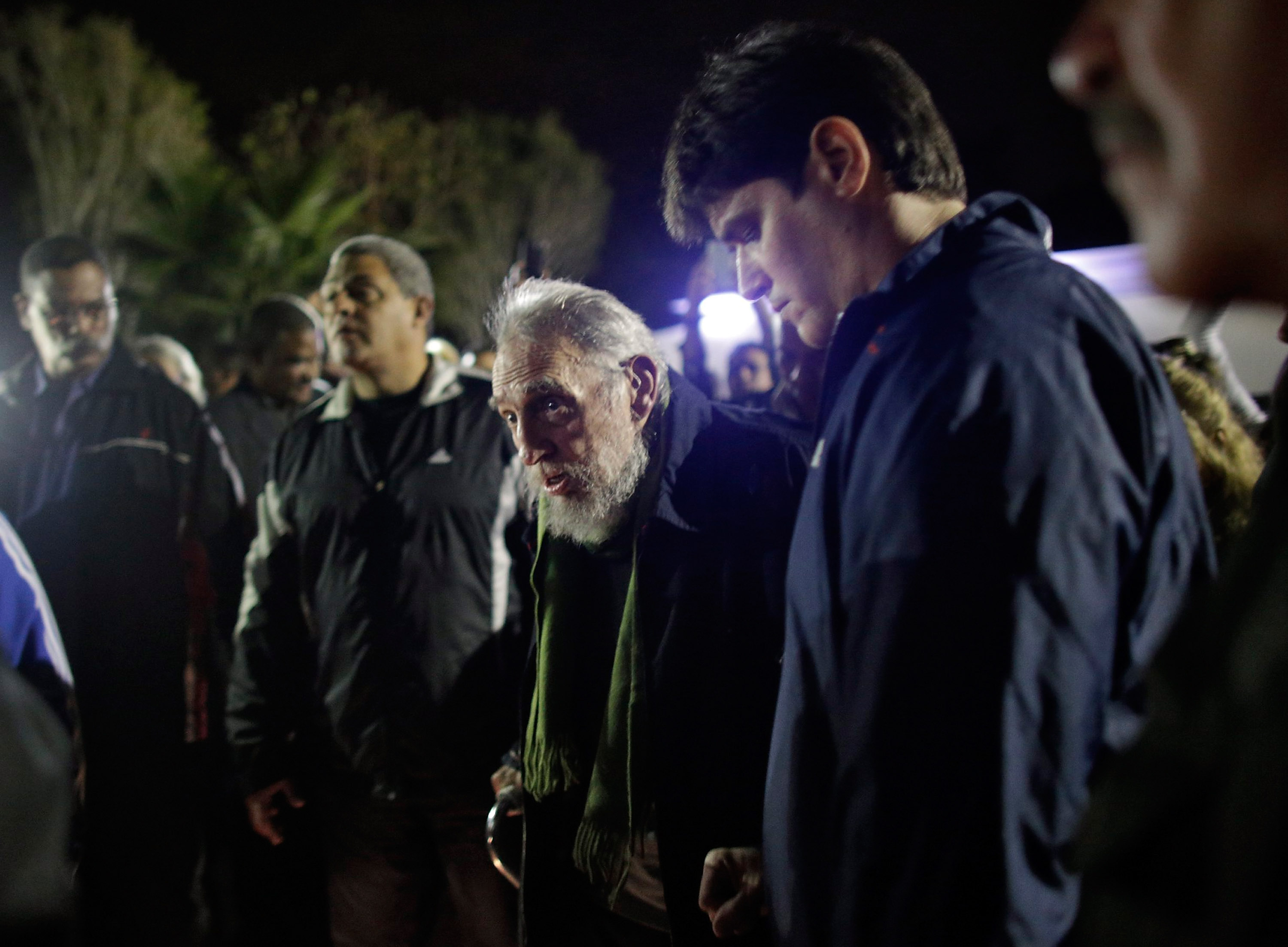 Fidel Castro Makes Rare Public Appearance In Havana
