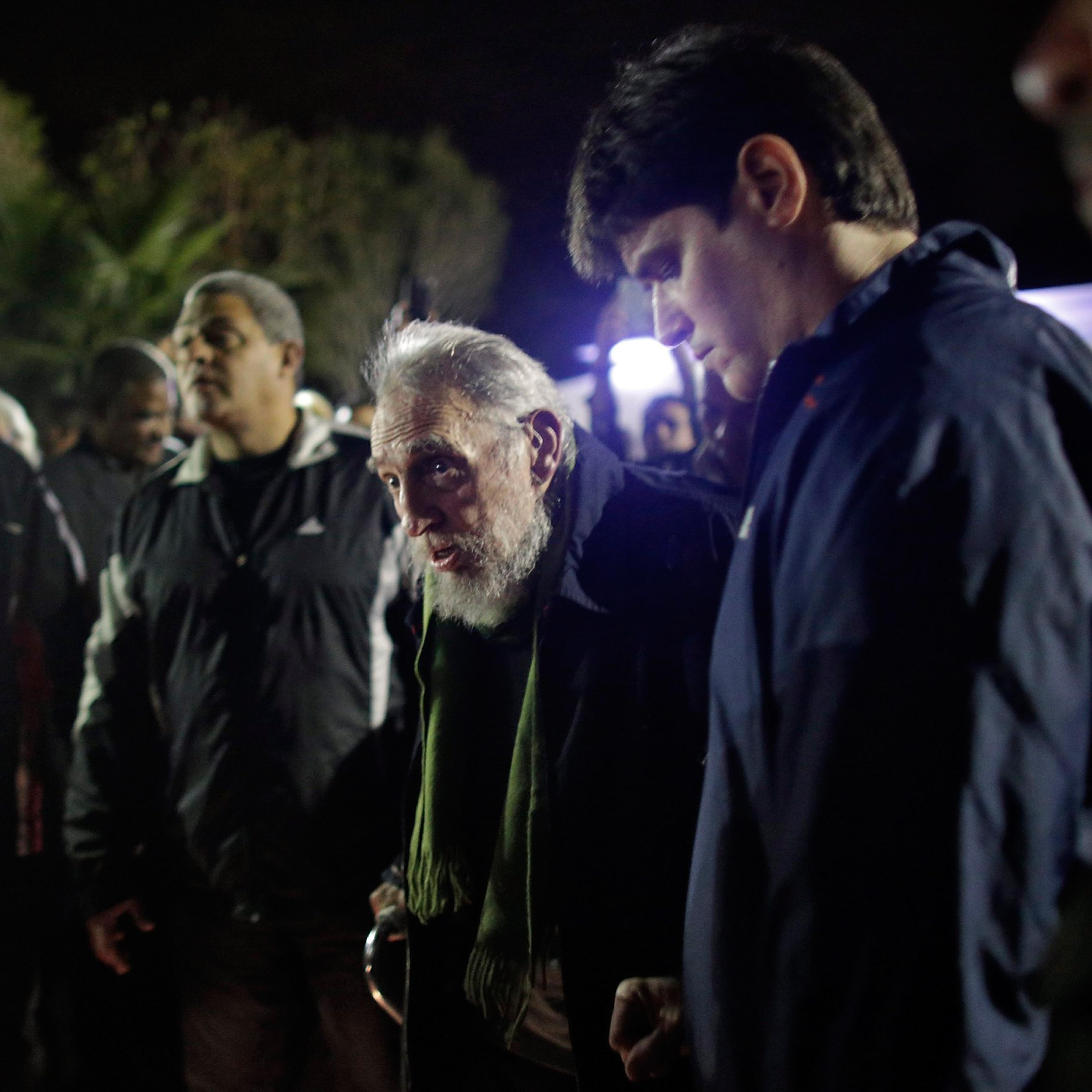 Fidel Castro Makes Rare Public Appearance In Havana