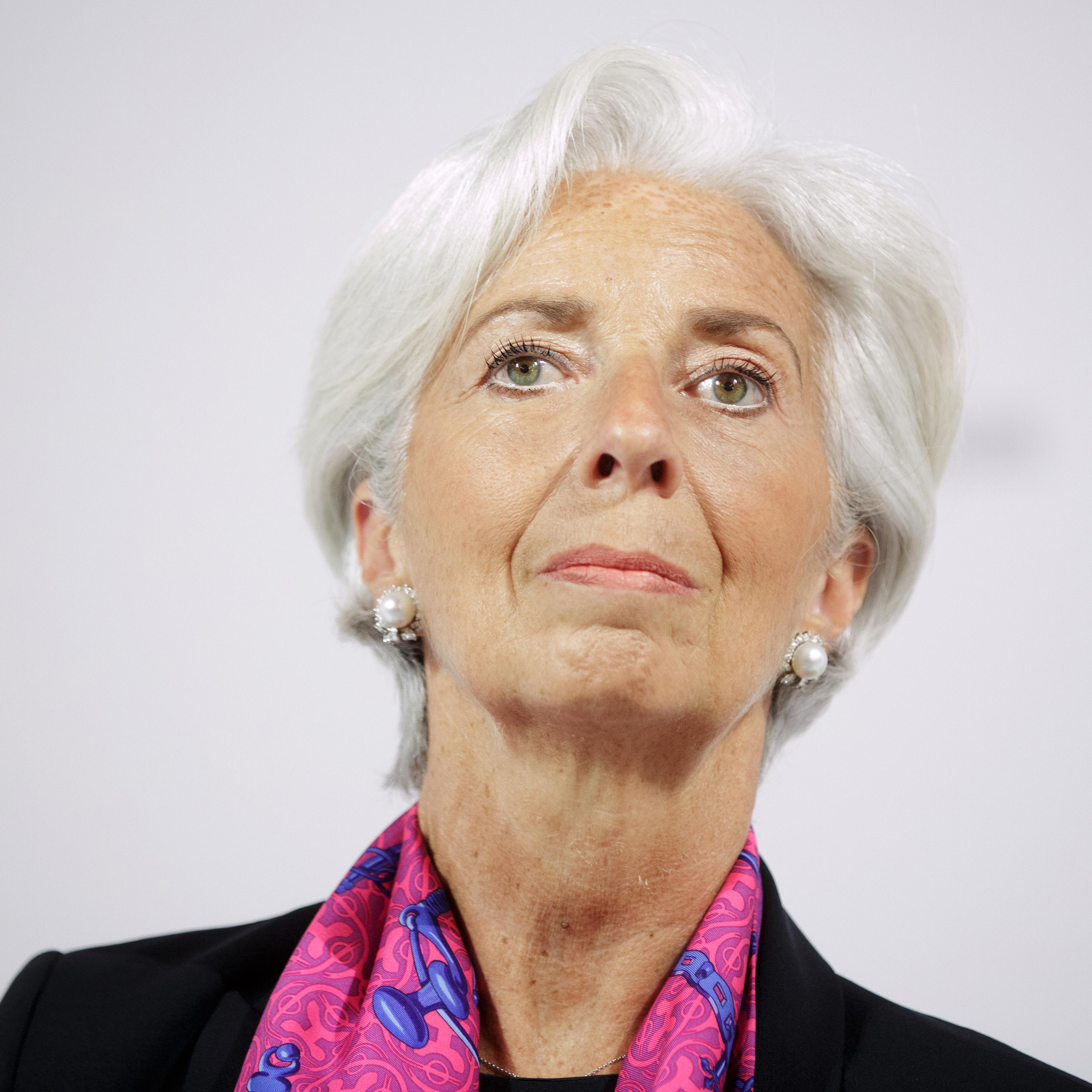 Christine Lagarde, managing director of the International Monetary Fund (IMF), looks on during a panel session at the Hofburg Palace in Vienna, Austria, on Friday, June 17, 2016.