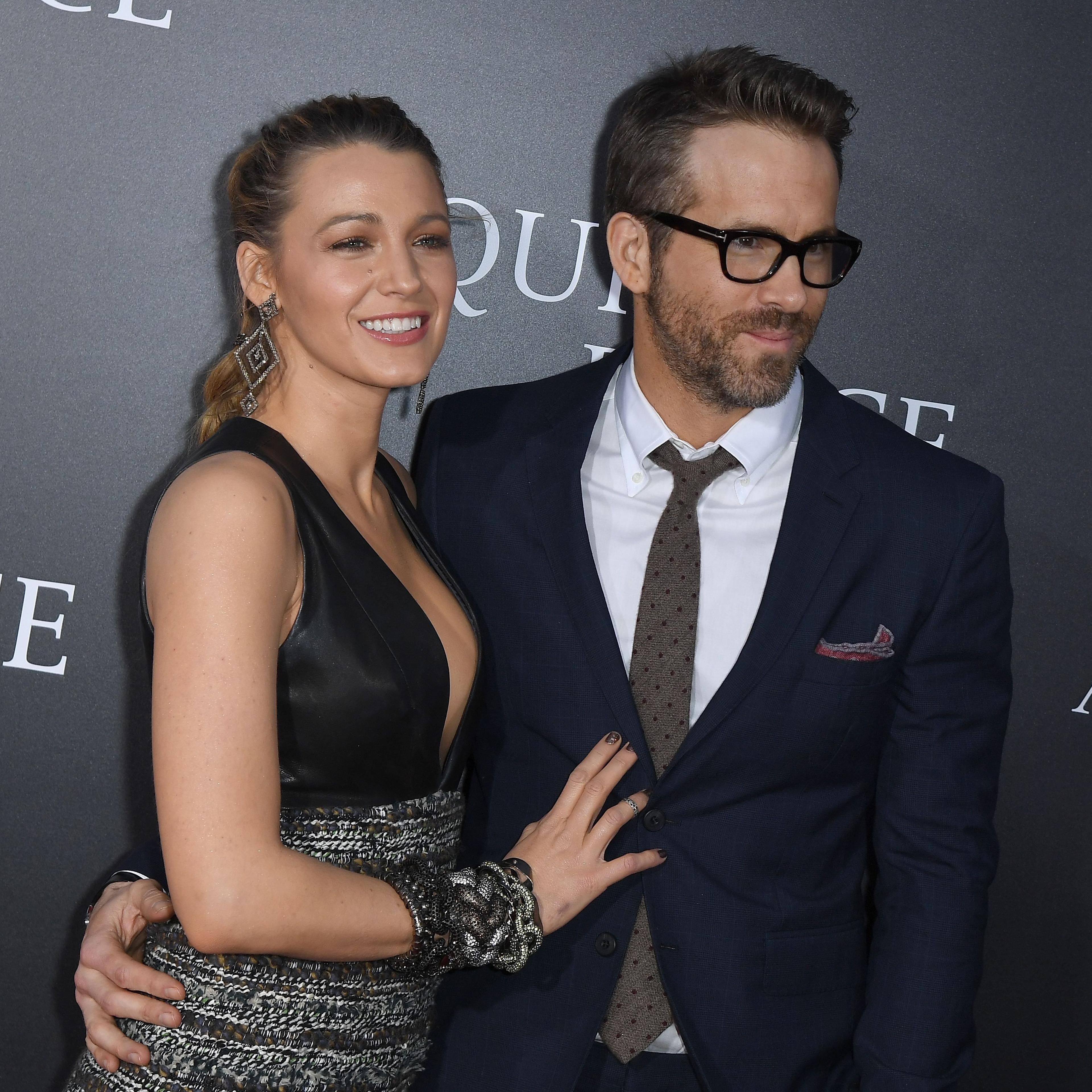 Ryan Reynolds and Blake Lively at A Quite Place