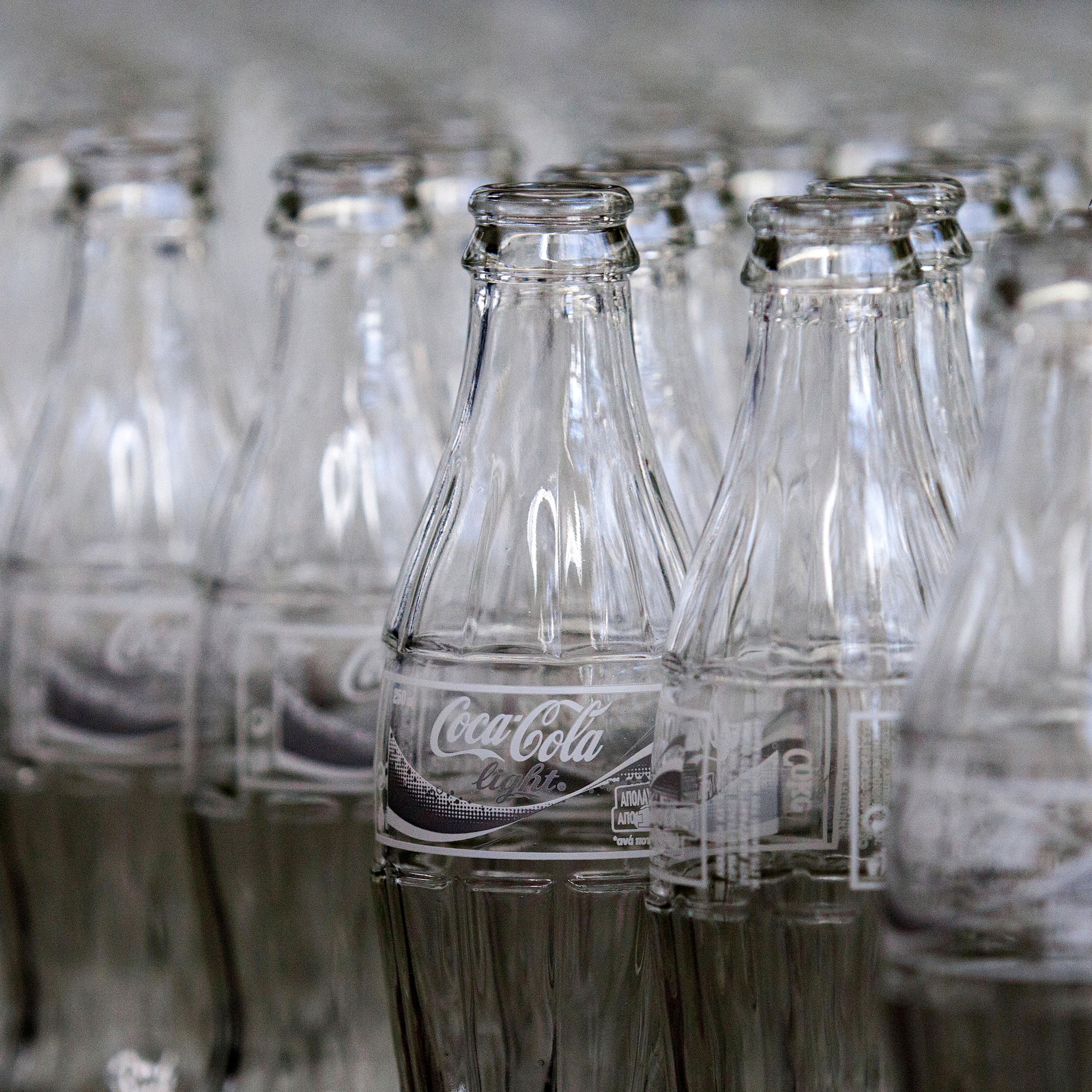 Manufacture Of Coke Light Soft Drinks At The Coca-Cola Hellenic Plant In Cyprus