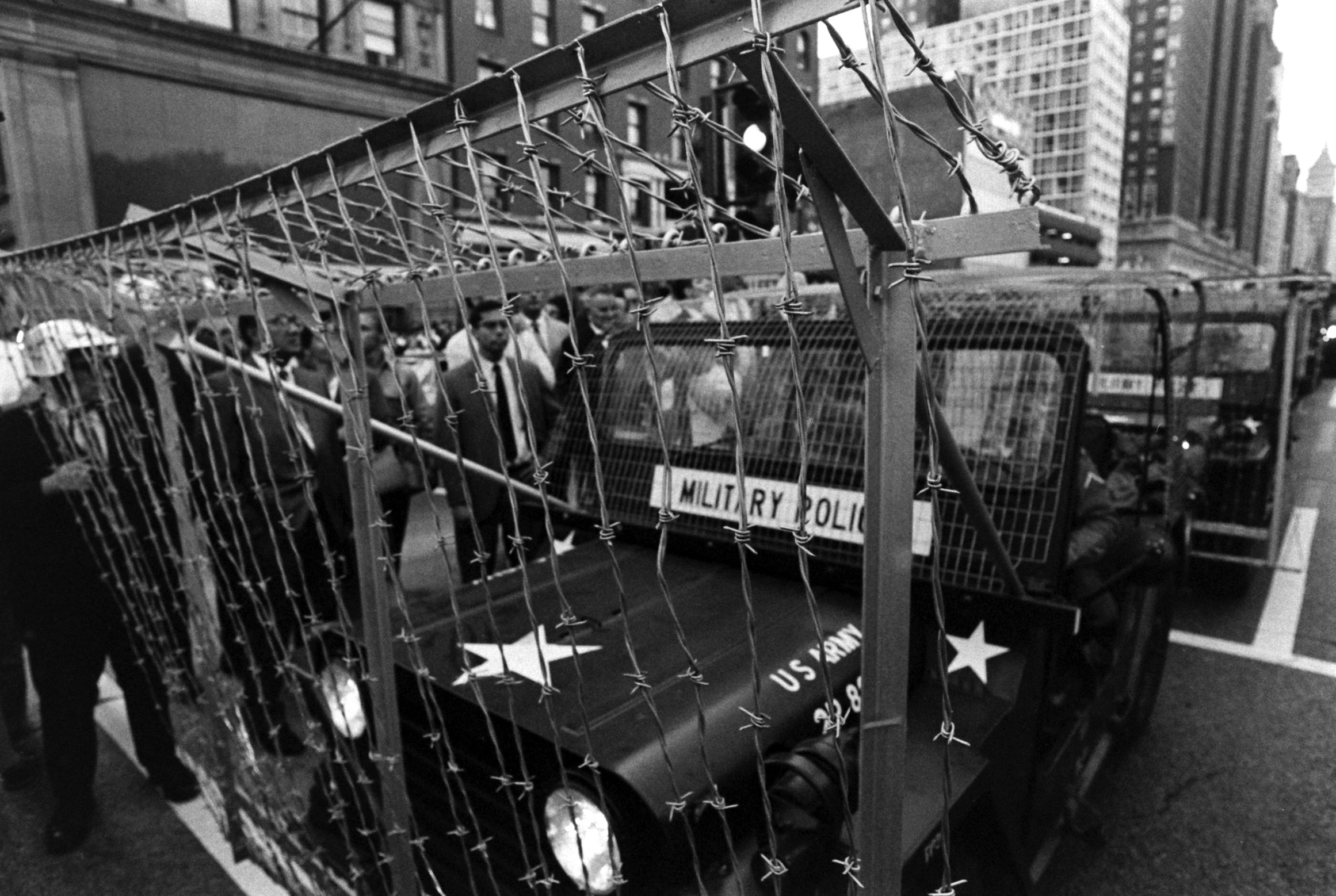 Protests at the Democratic Convention in Chicago, July 1968.